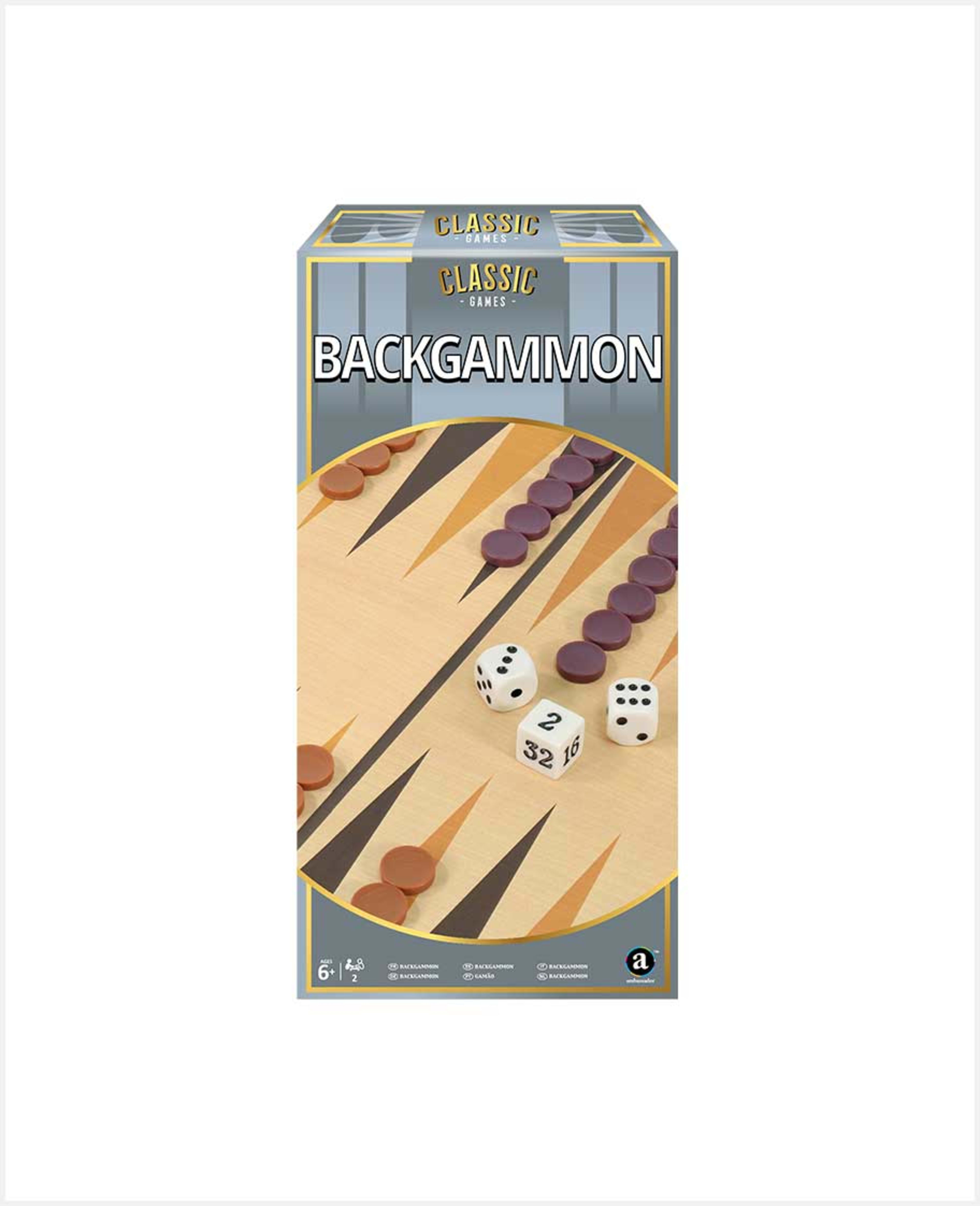 Ambassador Classic Games Backgammon St2104