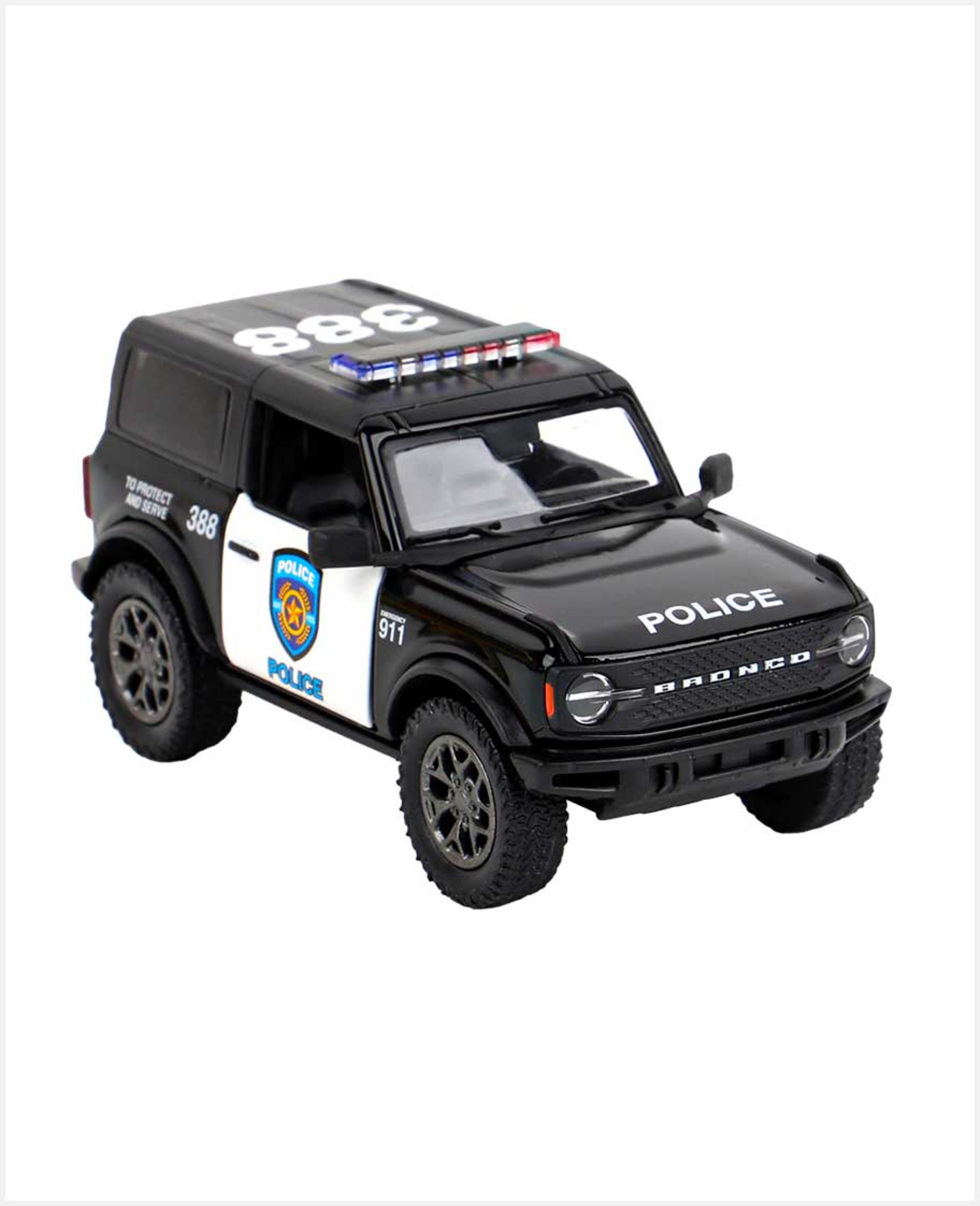 Kinsmart 2022 Ford Bronco Police Kt5438dp