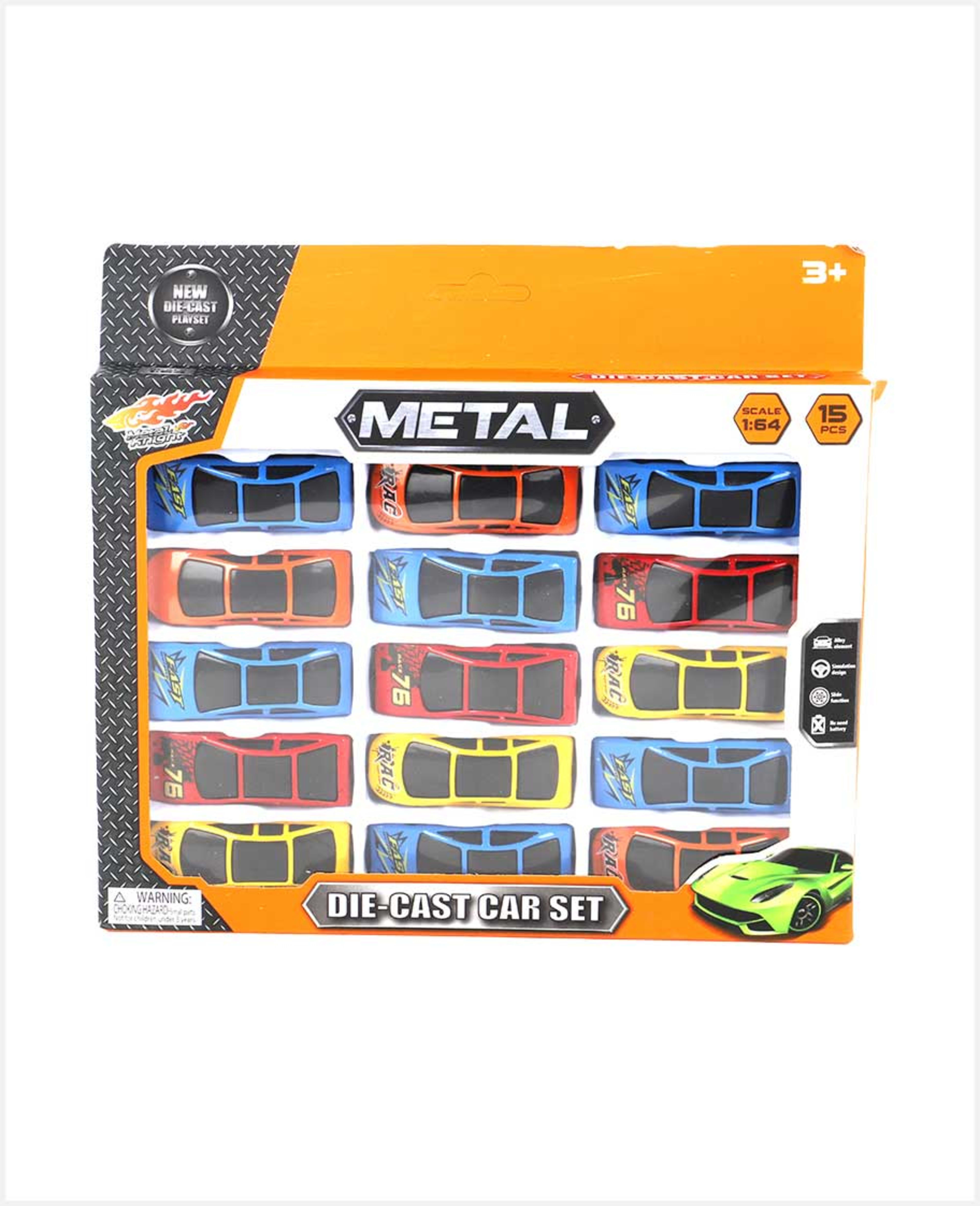 Die-cast Alloy Car Set 15pcs La-238