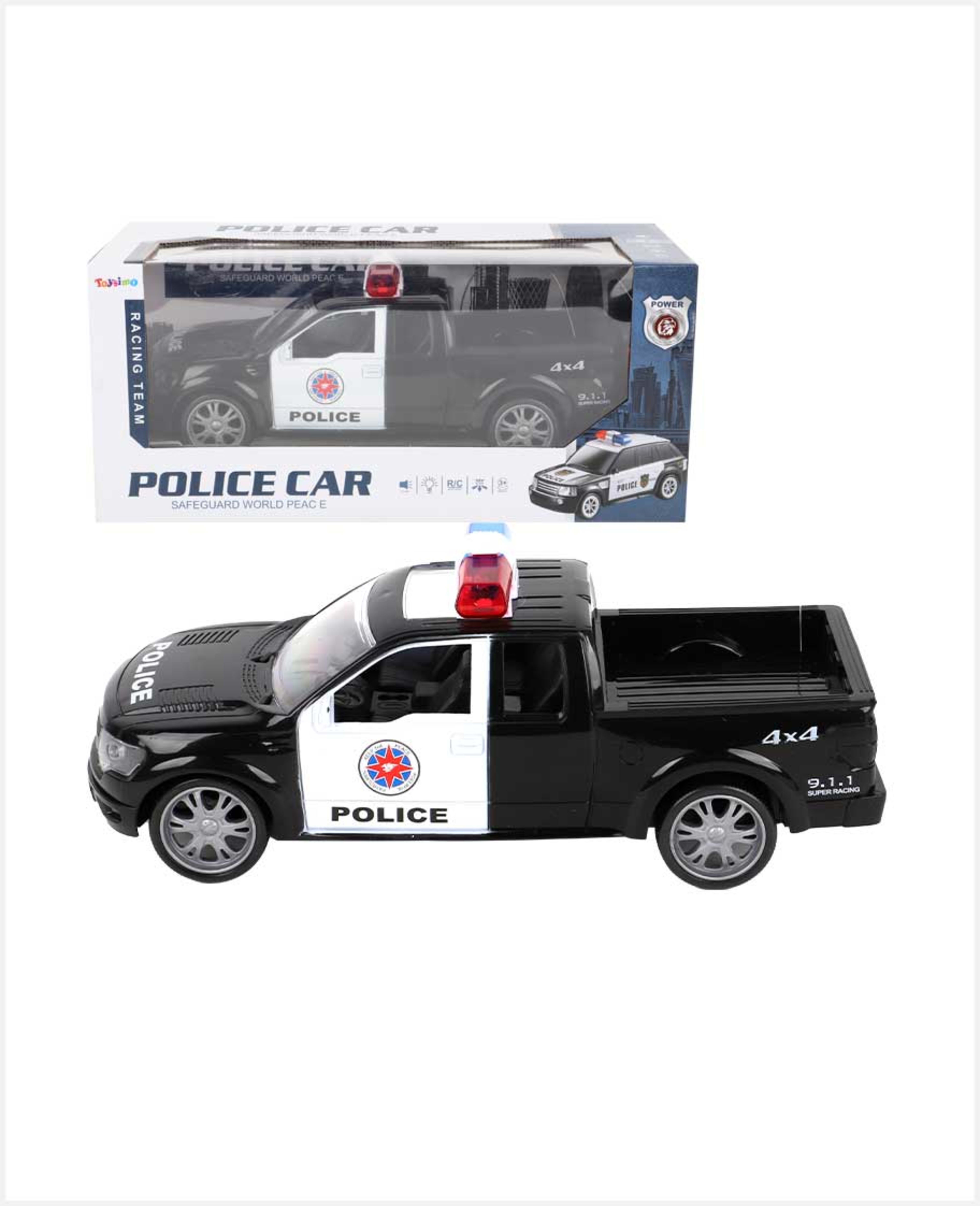 Toysimo R/c Police Car 360-x1