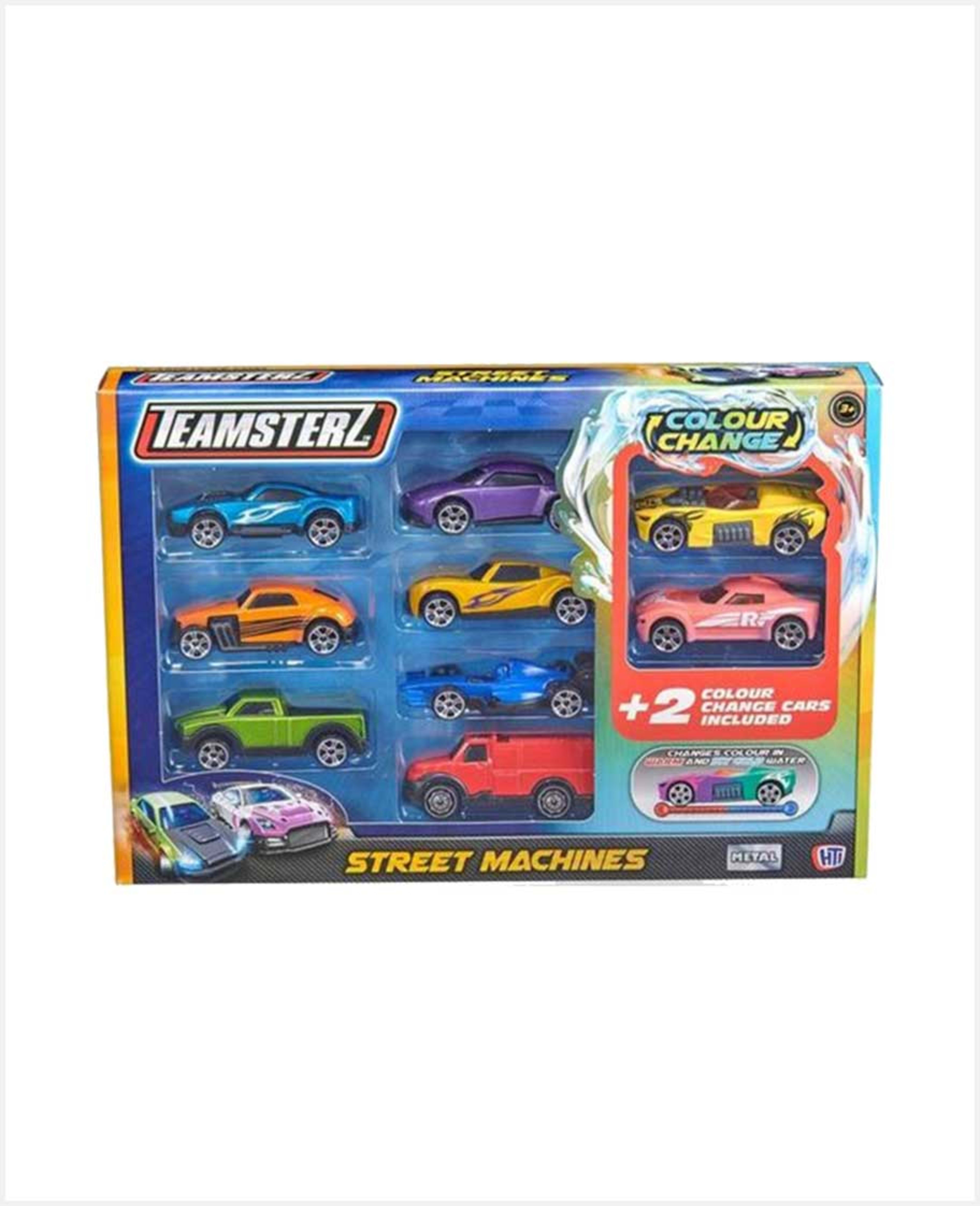Teamsterz Tz Colour Change Street Machine 9pcs 3yrs+ 1417537