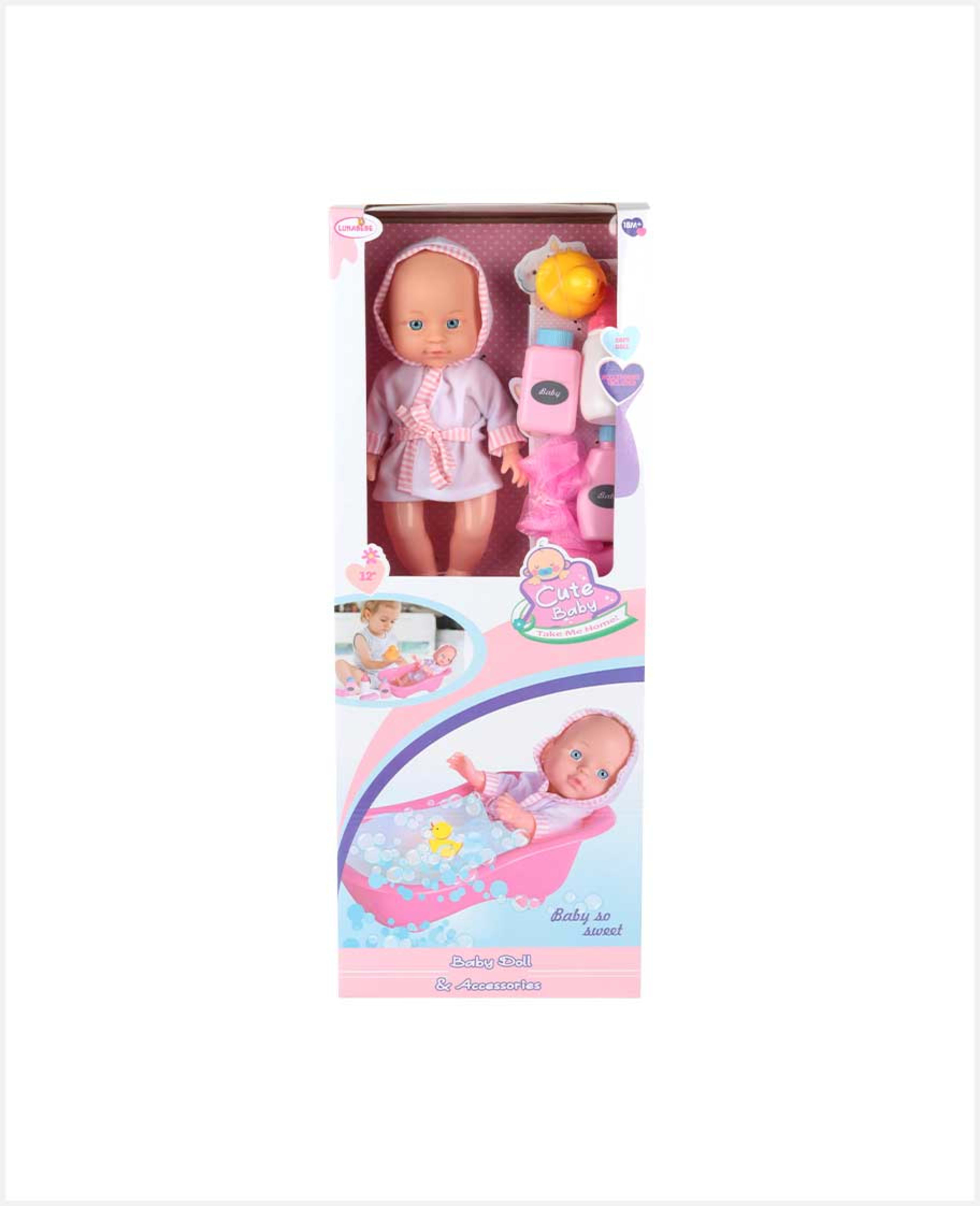 Lunabebe Doll Set 18m+ Hx866-1