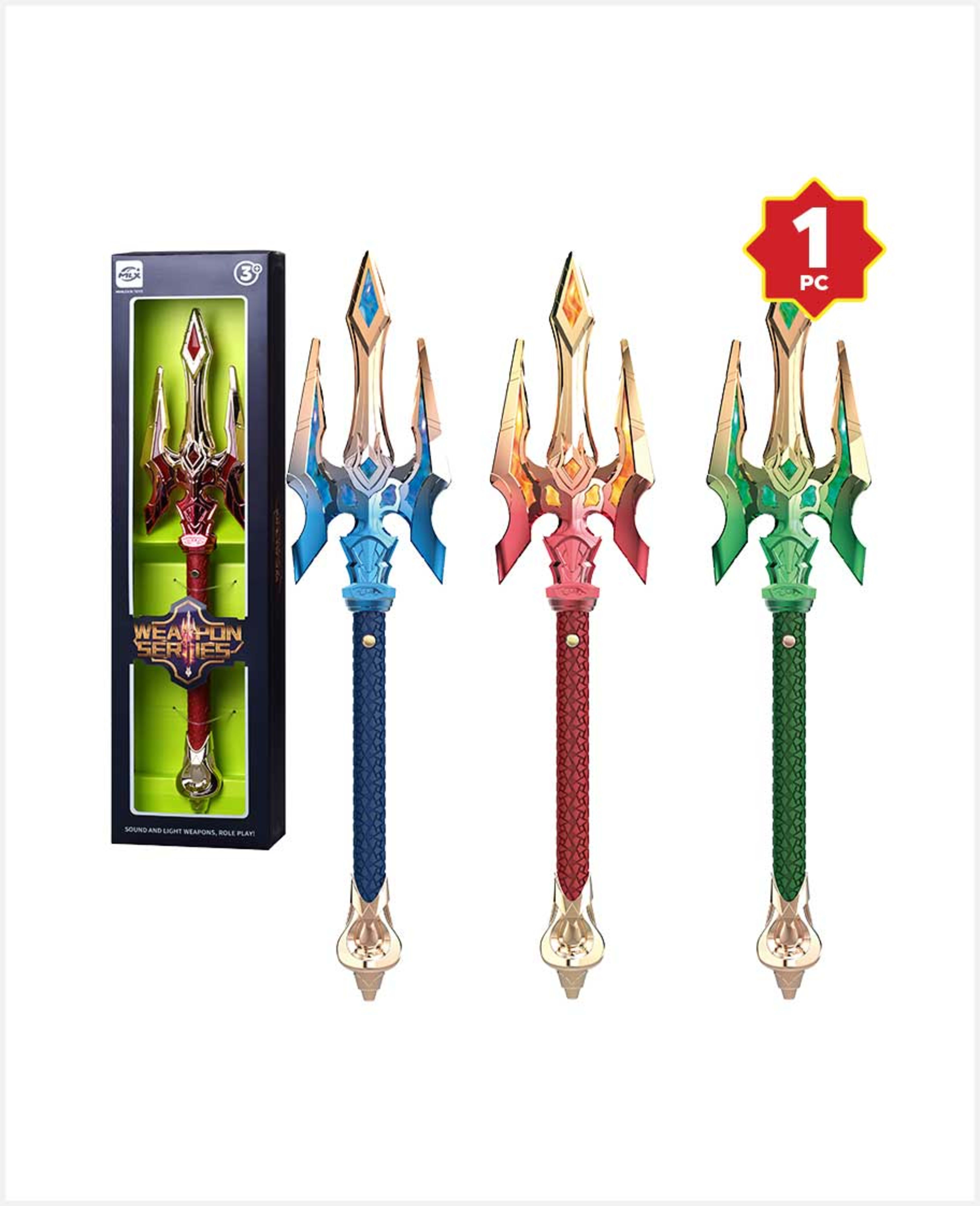 Minlexin Toys Weapon Role Playset with Light & Sound 6603a