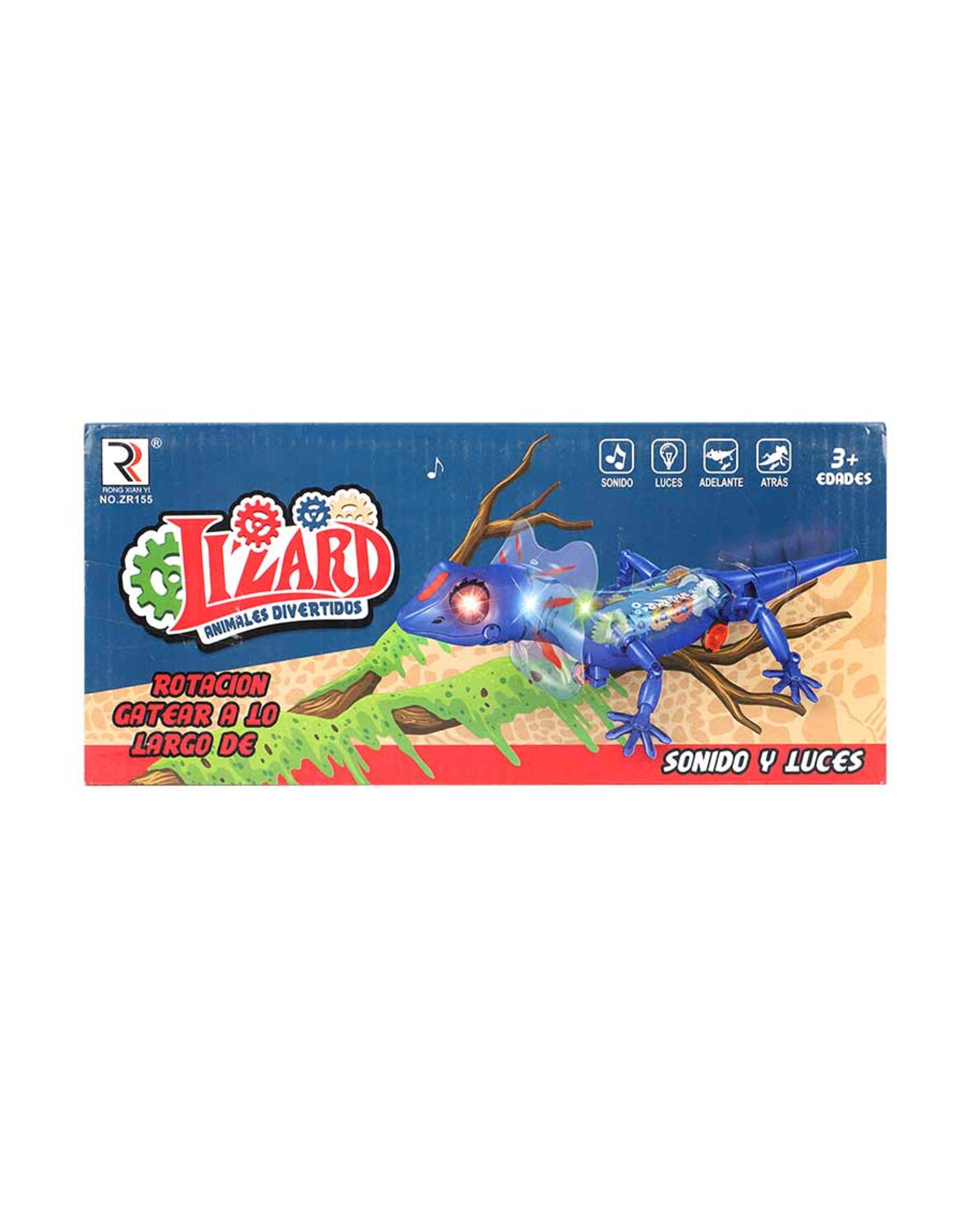 Rong Xian Yi Funny Animals B/o Lizard W/ Light Music 3 + Age Zr155
