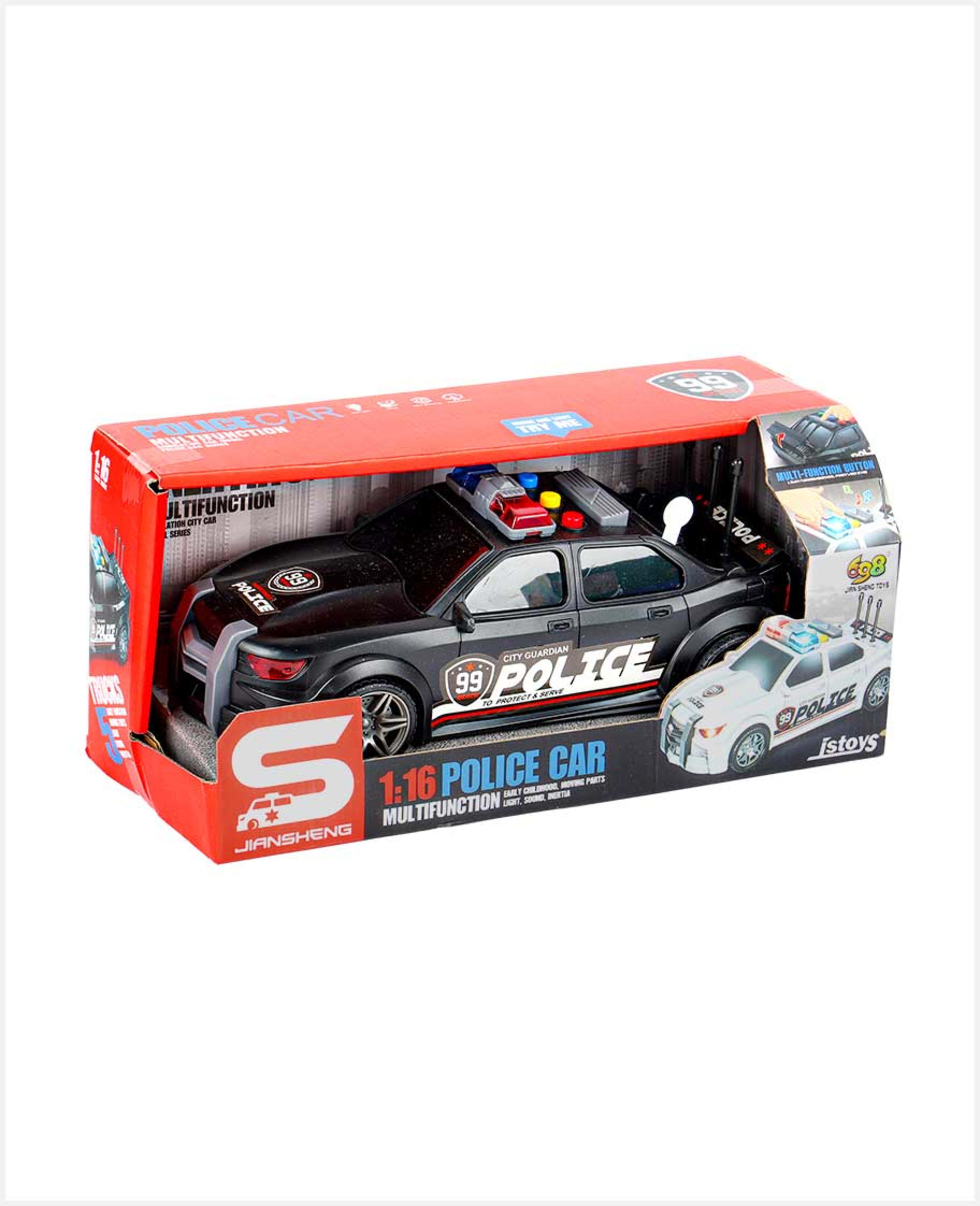 Jiansheng Toys Multifunction Police Car Js124a/b/c/d