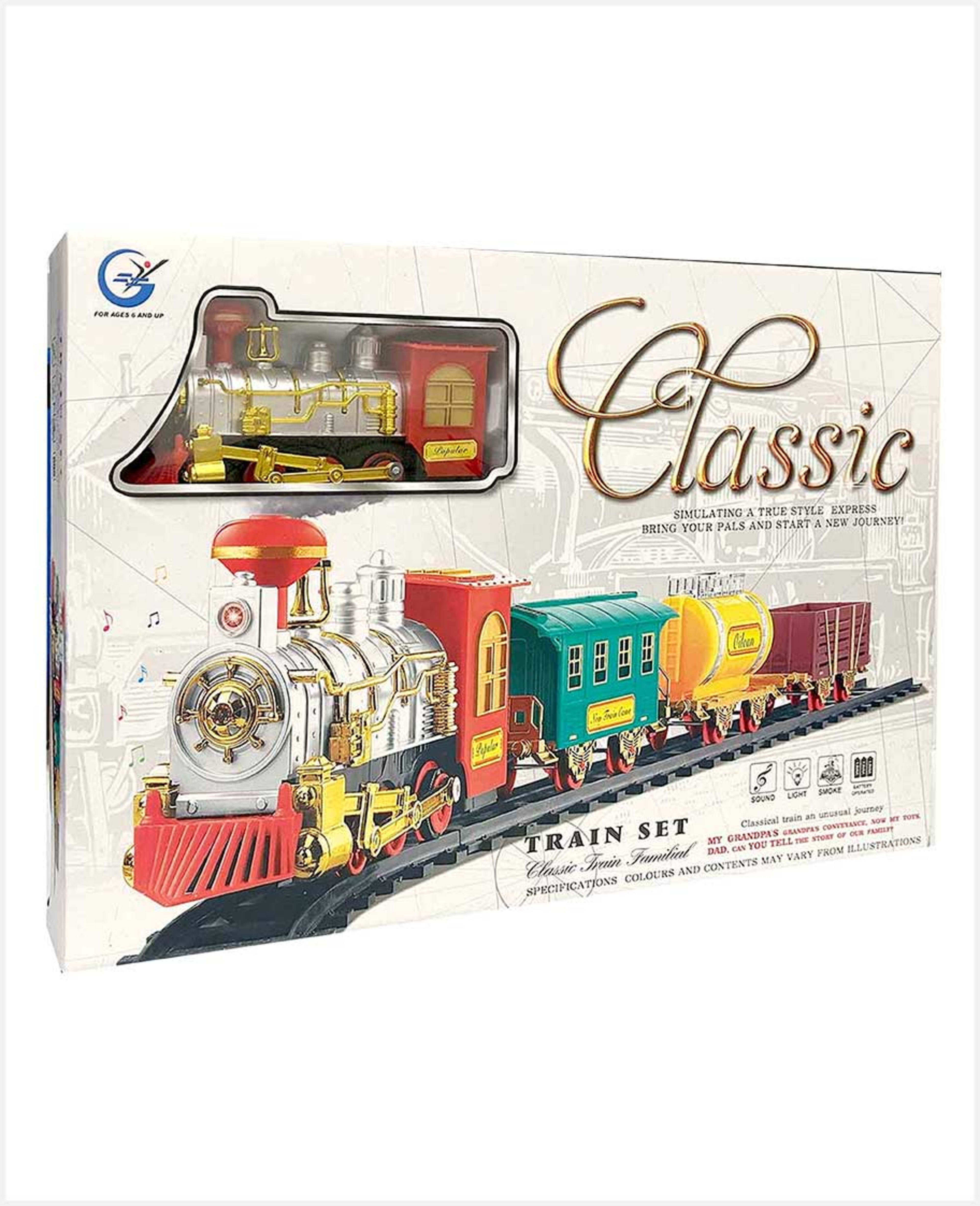 Classic Battery Operated Classic Train Set 803-3