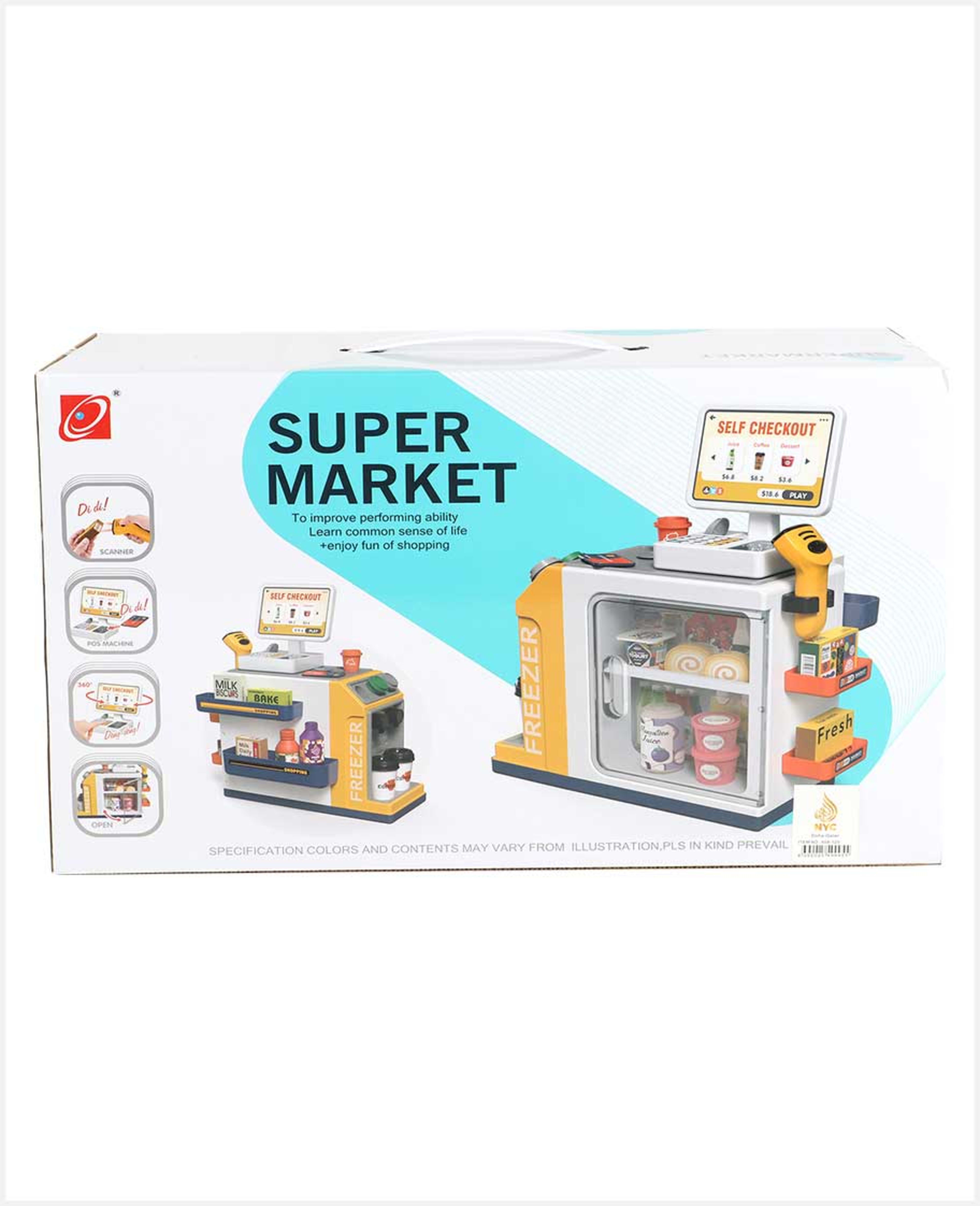 Mini Supermarket Playset with Light + Sound 668-125