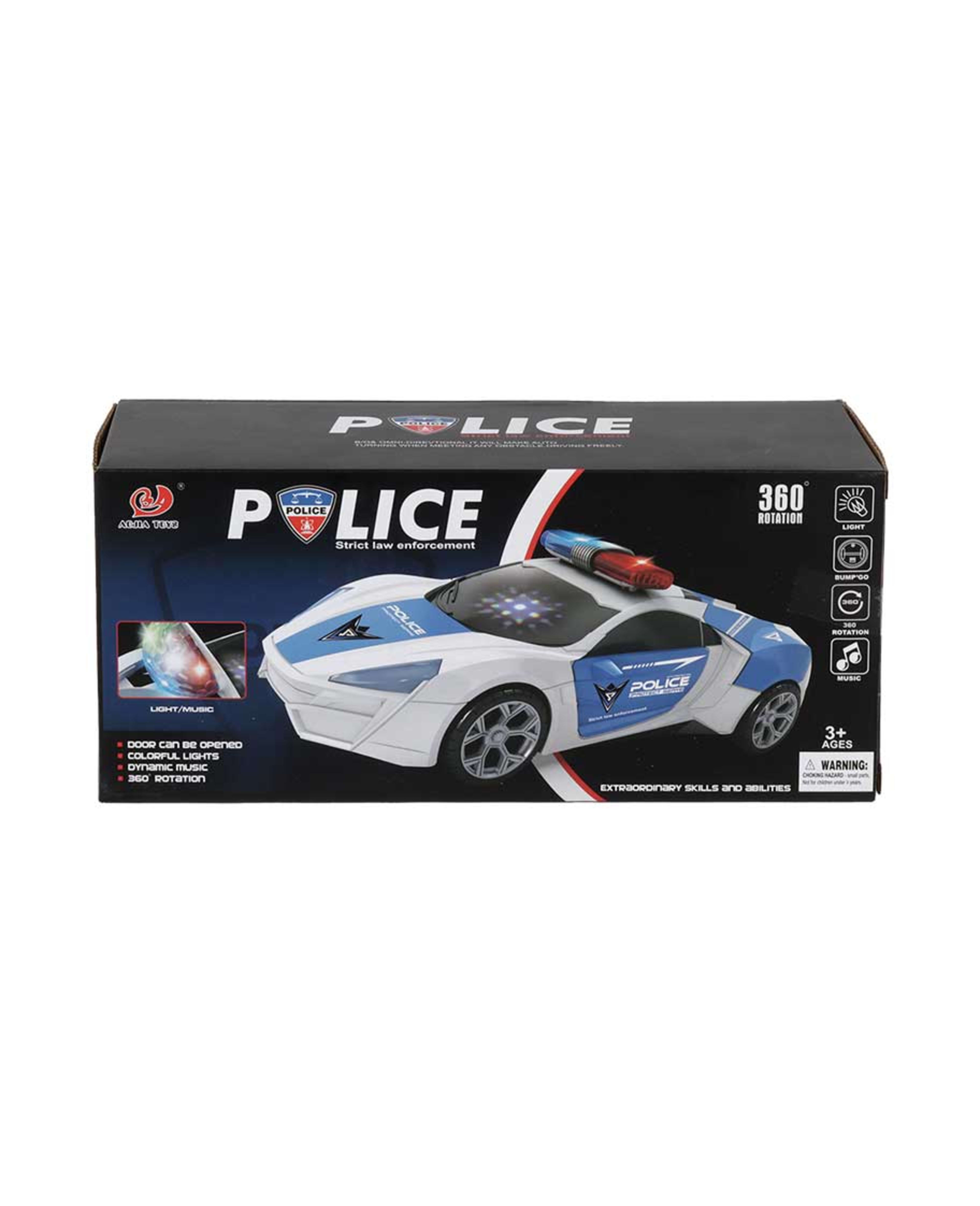 Aojia Battery Operated Open Door Police Car 8811-13