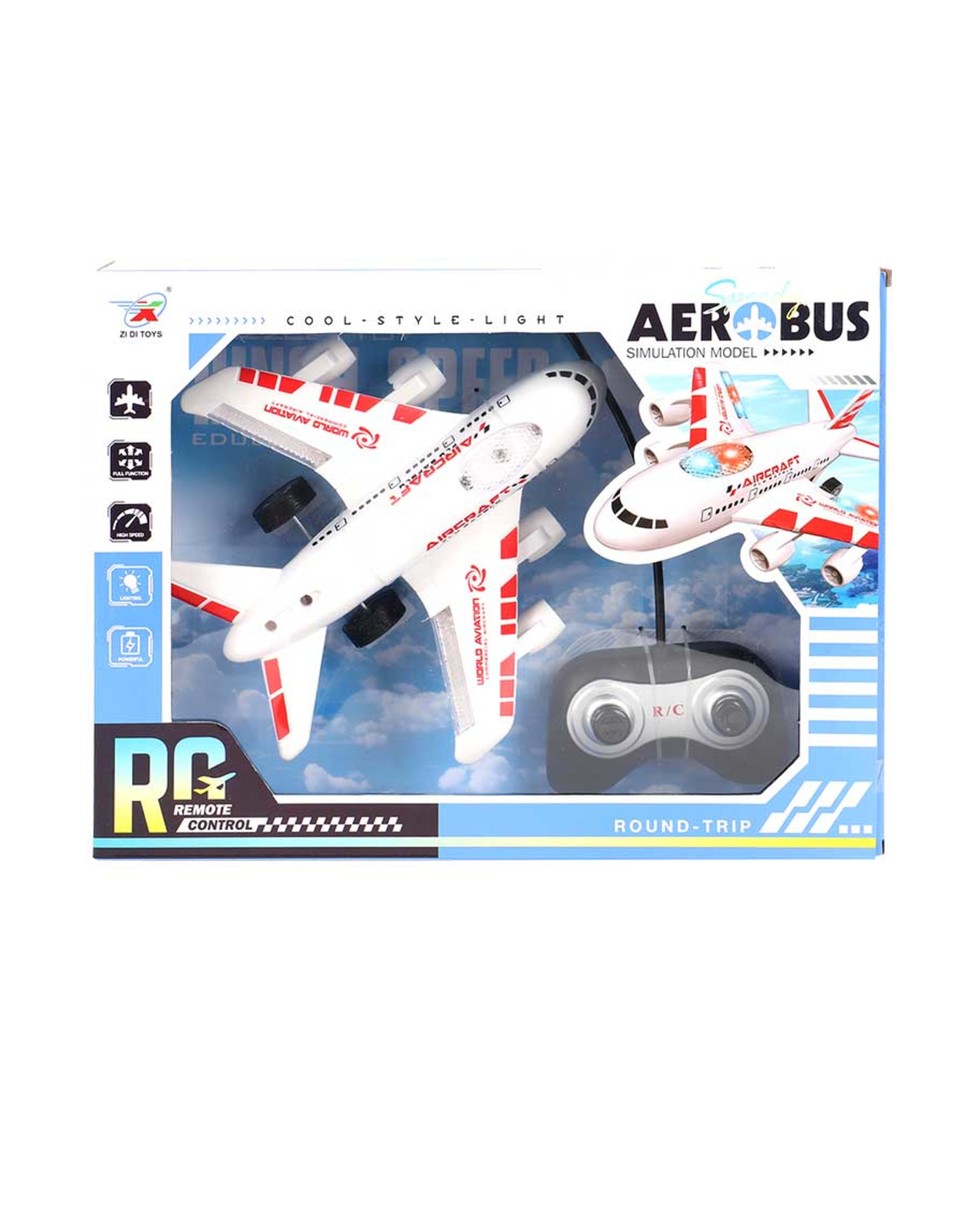 Zi Di Toys Rechargeable Simulation Aerobus 7962