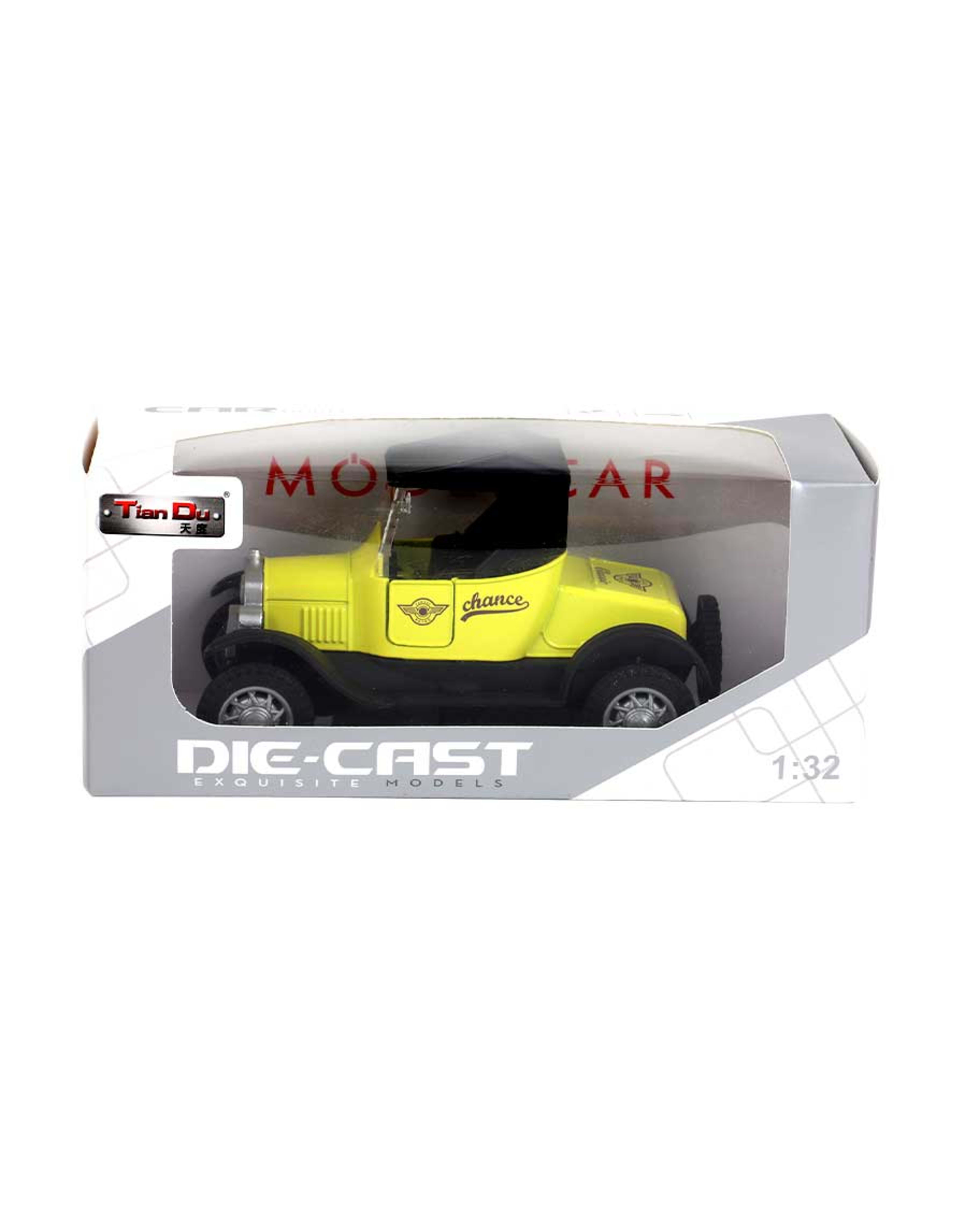 Tian Du 1:32 P/b Alloy Car with Light Music D3272-1m