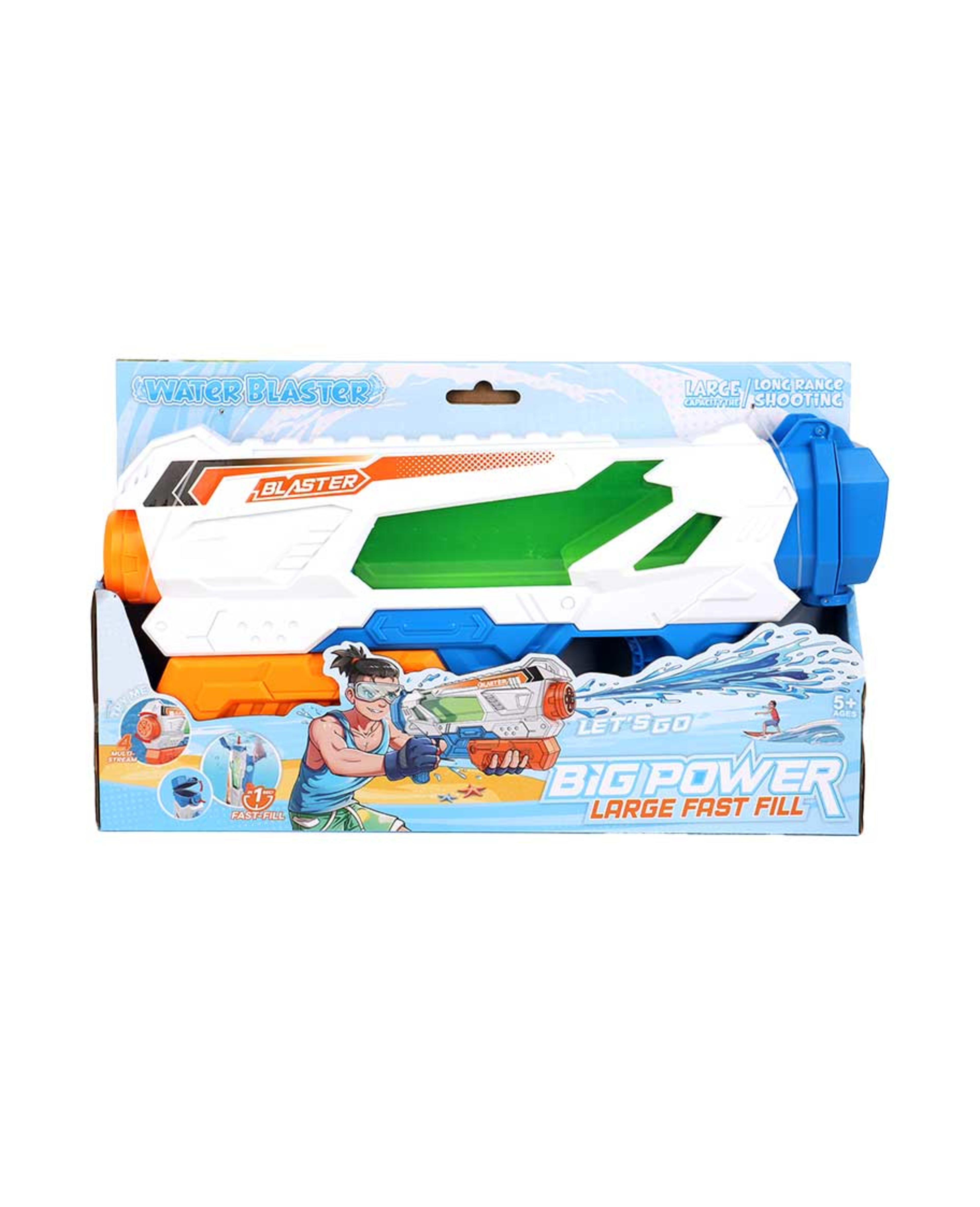 Water Blaster Gun 2 Clr Mix 9988a