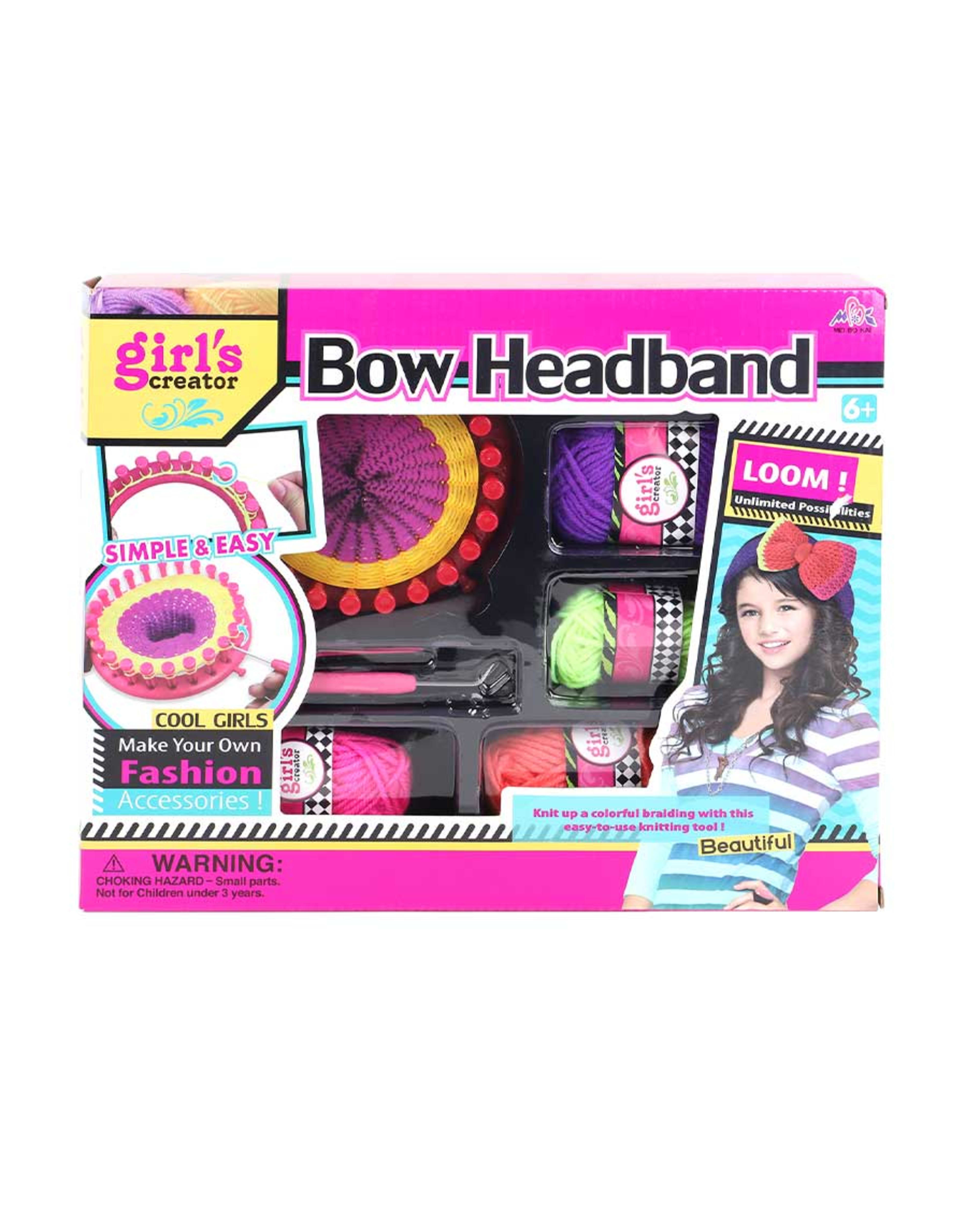 Girls Bow Headband Loom Mbk-283