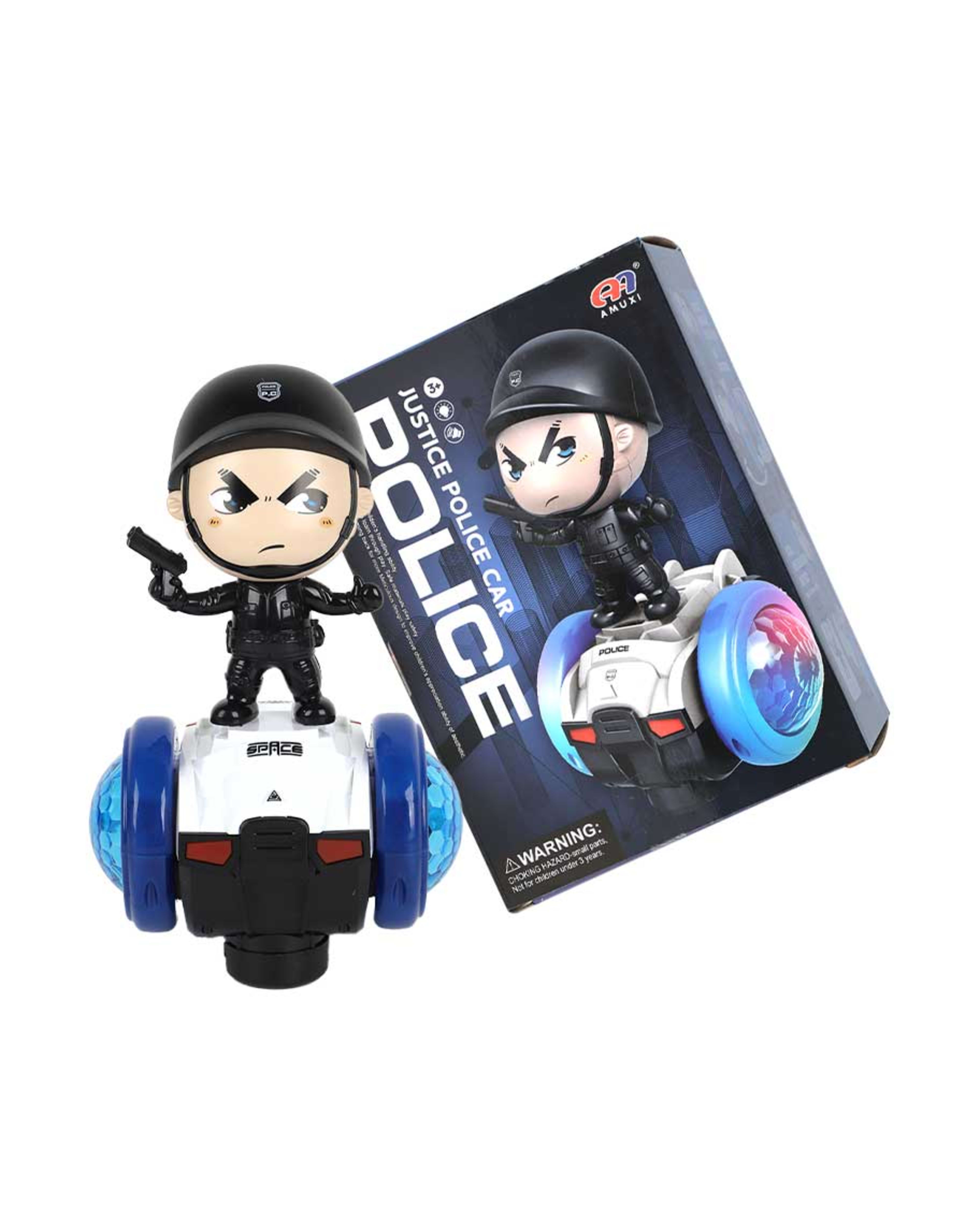 Amuxi Battery Operated Justice Police Car R02