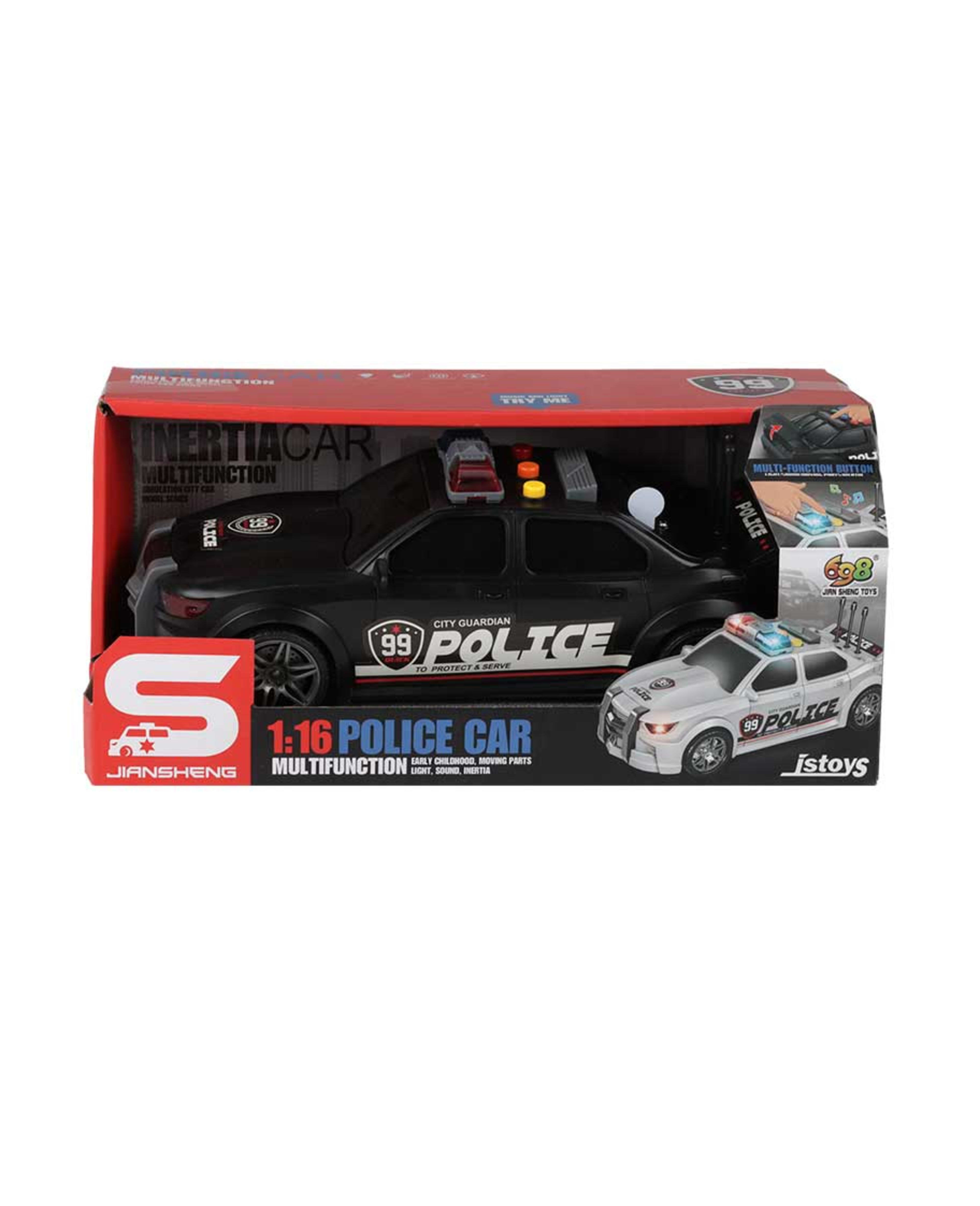 Jiansheng Toys Friction Police Car Js124c