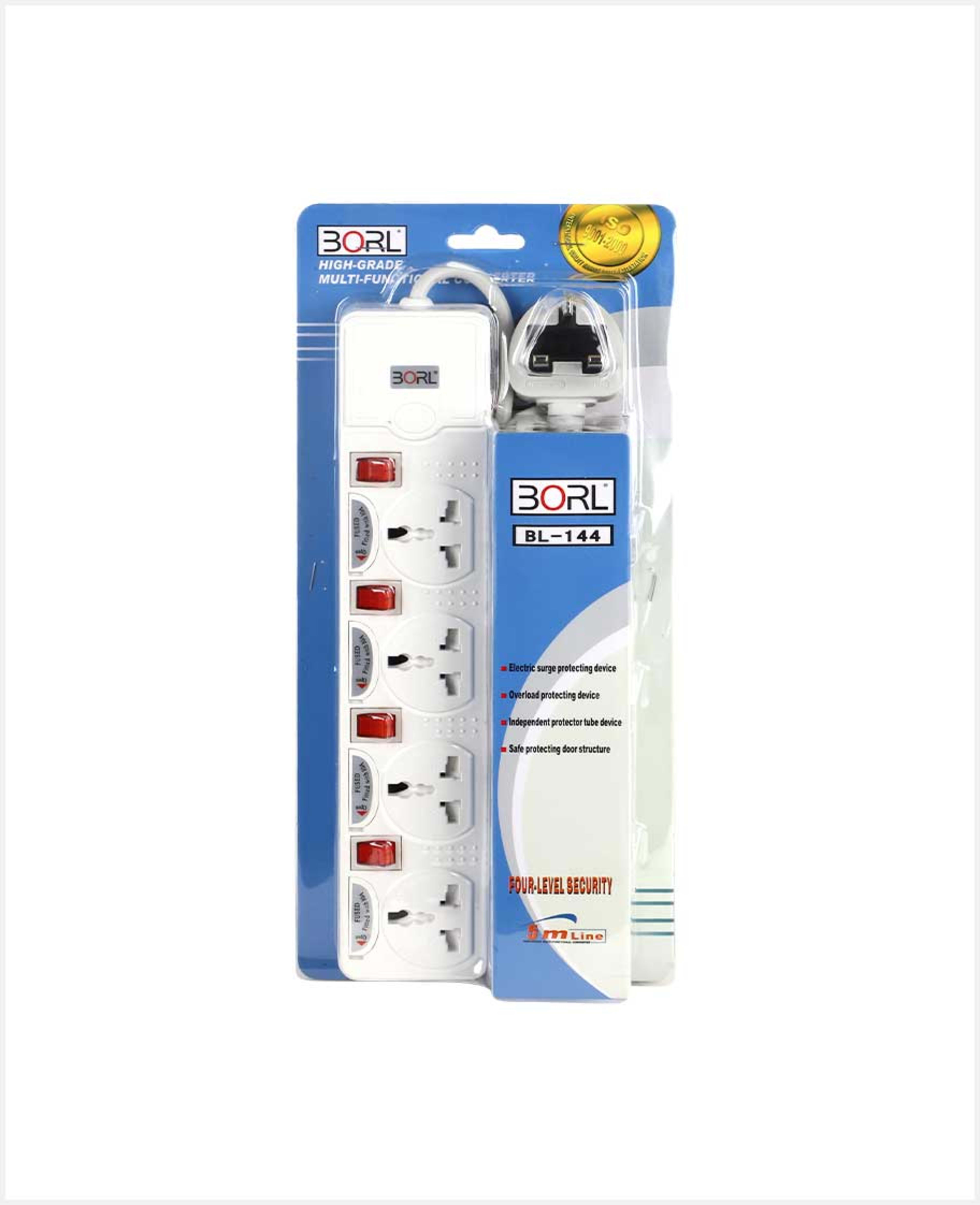 Borl 4way 5m #bl-144 Extension Socket