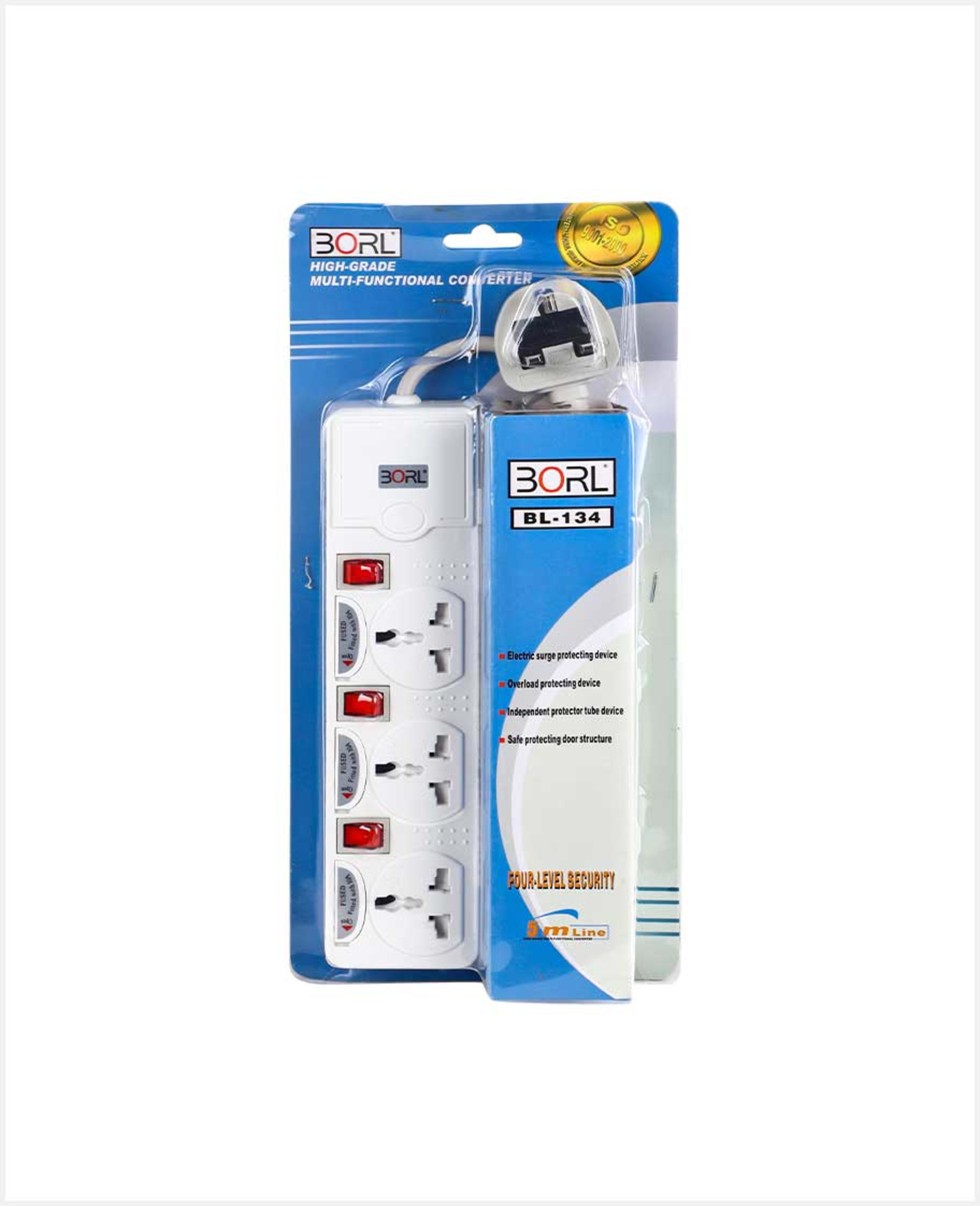 Borl 3way 5m #bl-134 Extension Socket
