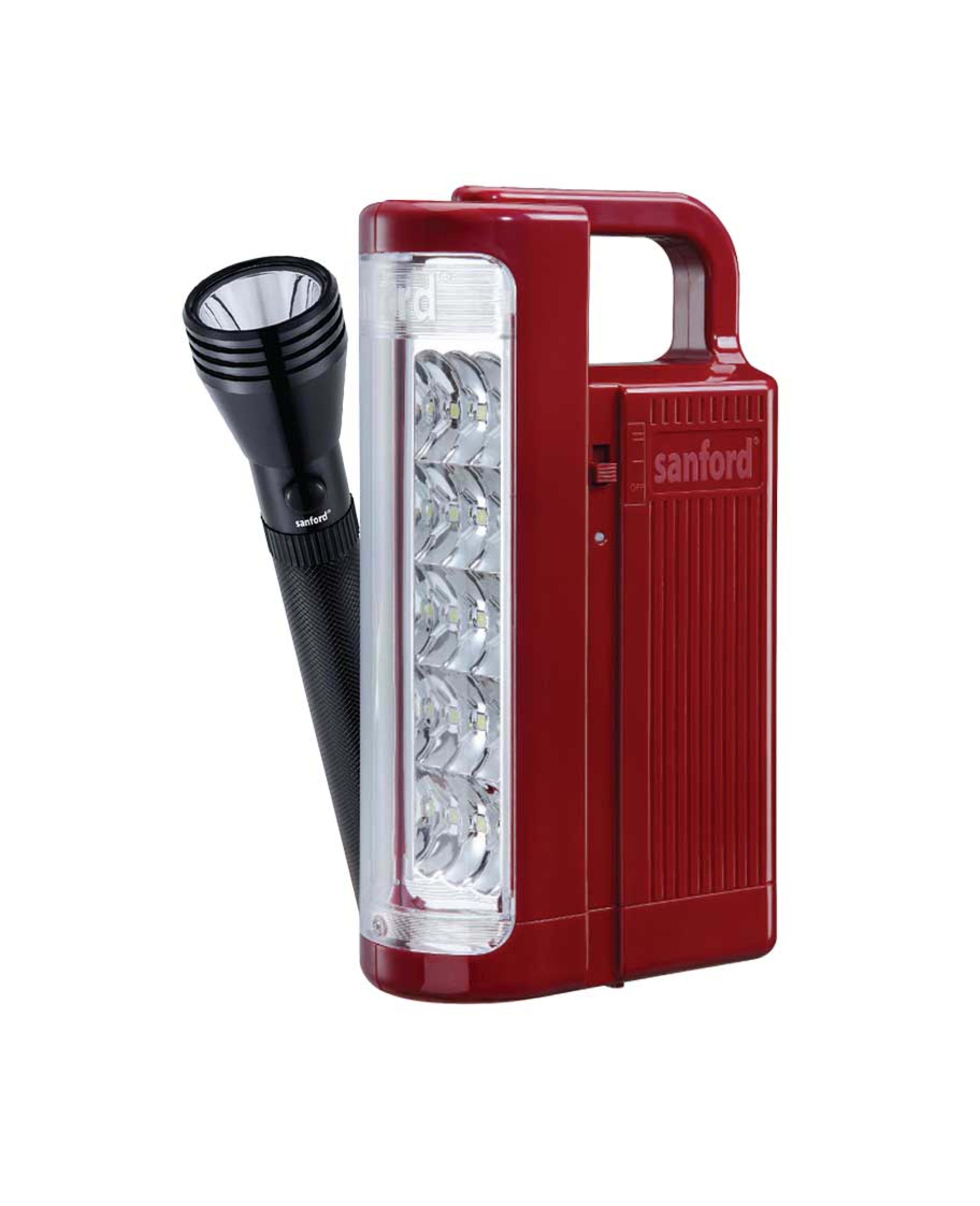 Sanford 2 in 1 Combo Emergency Lantern+flash Light#sf5830sec