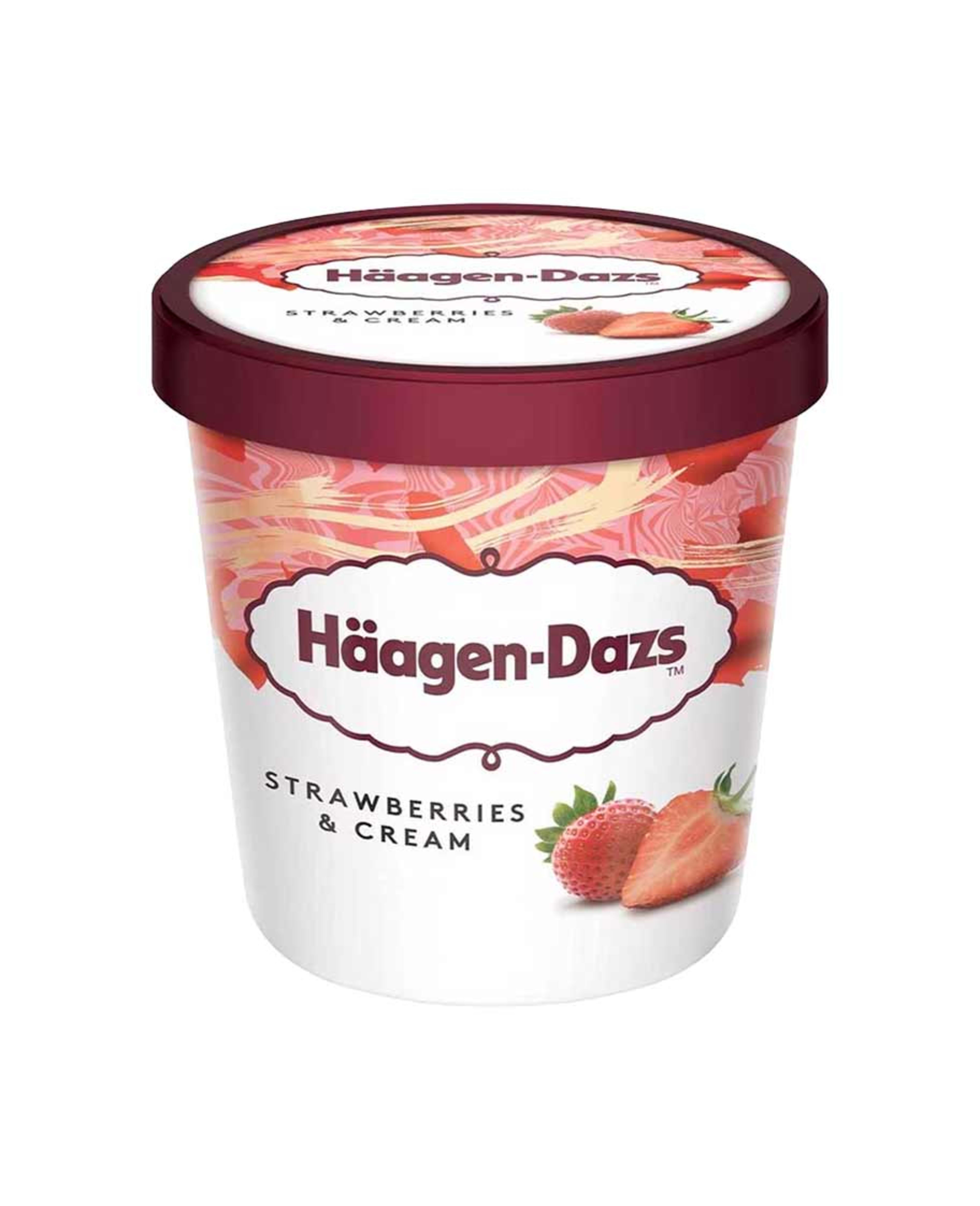 Haagen-dazs Strawberry Ice Cream Pint Cup 460ml