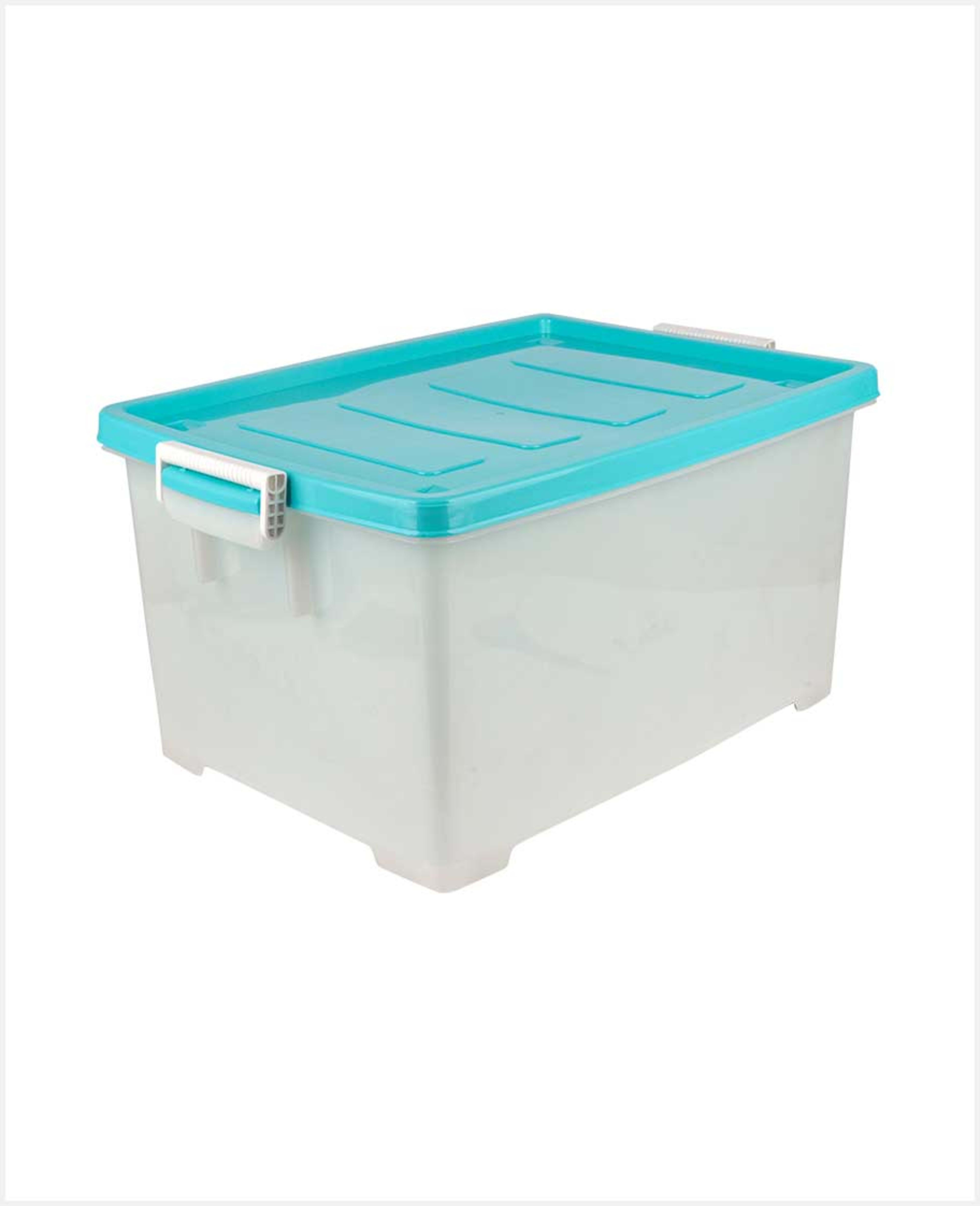 Jcj Plastic Storage Box with Wheels #5113