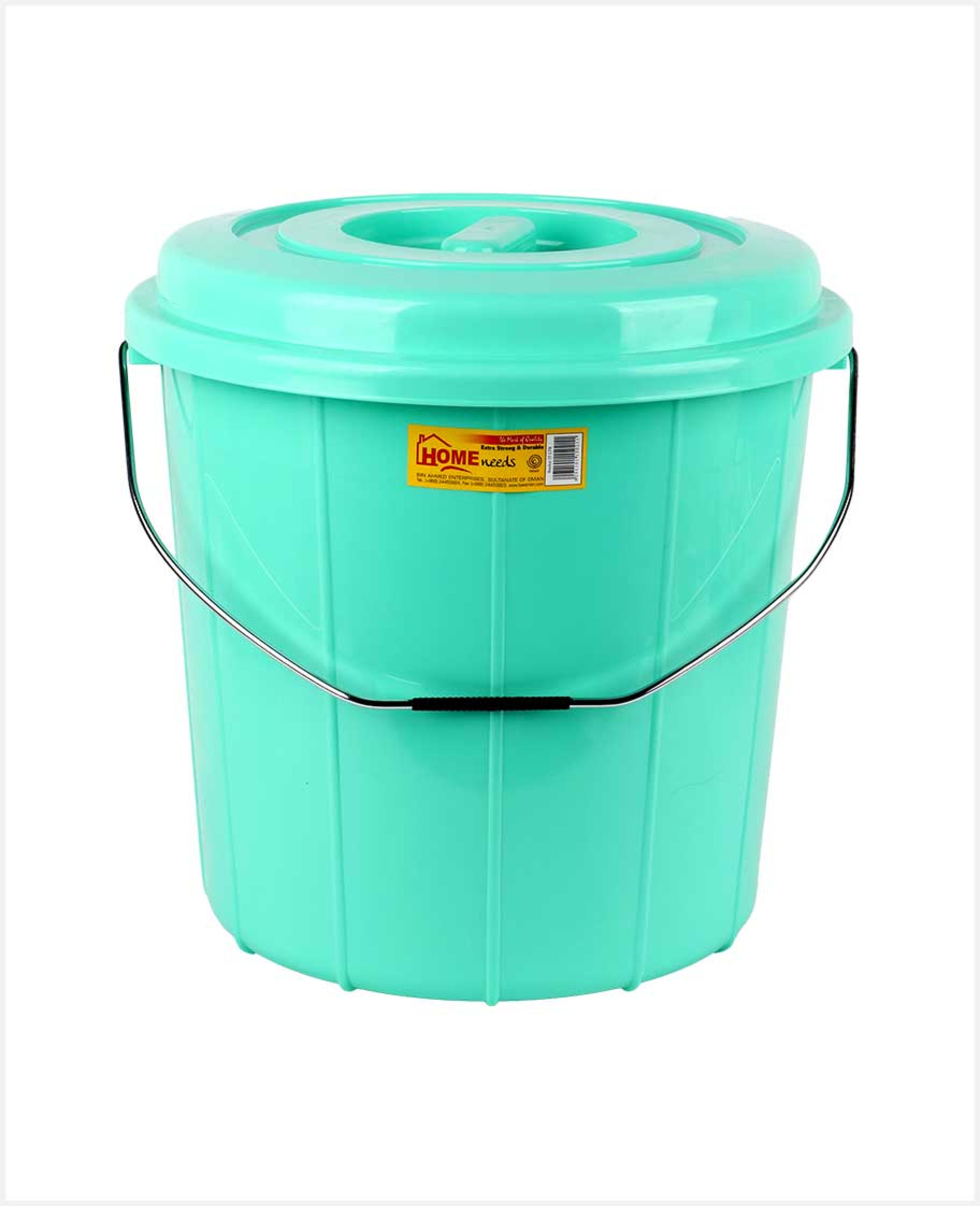 Home Needs Plastic Bucket with Lid #d-25