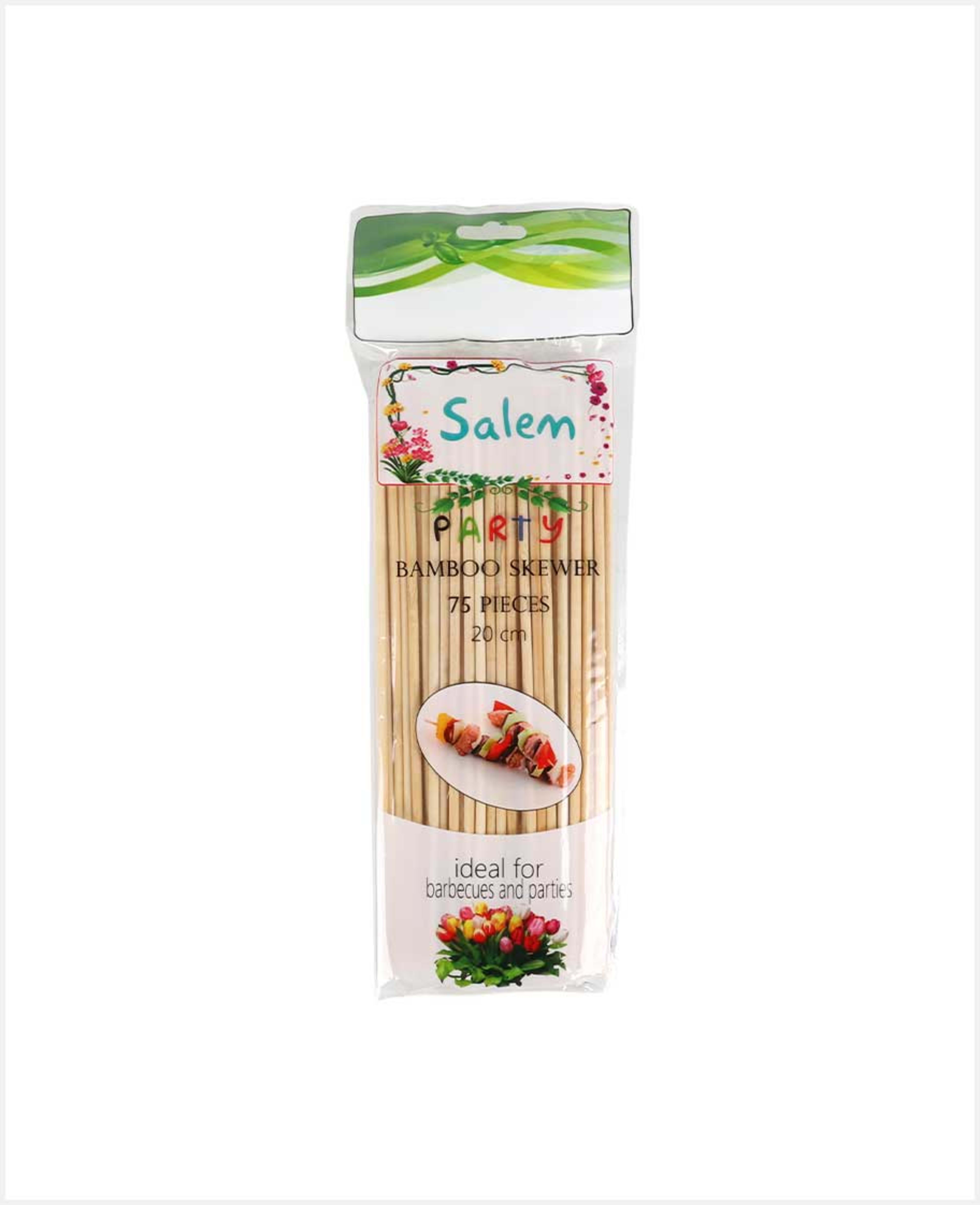 Stc Party Bamboo Skewer 20cm 75pcs