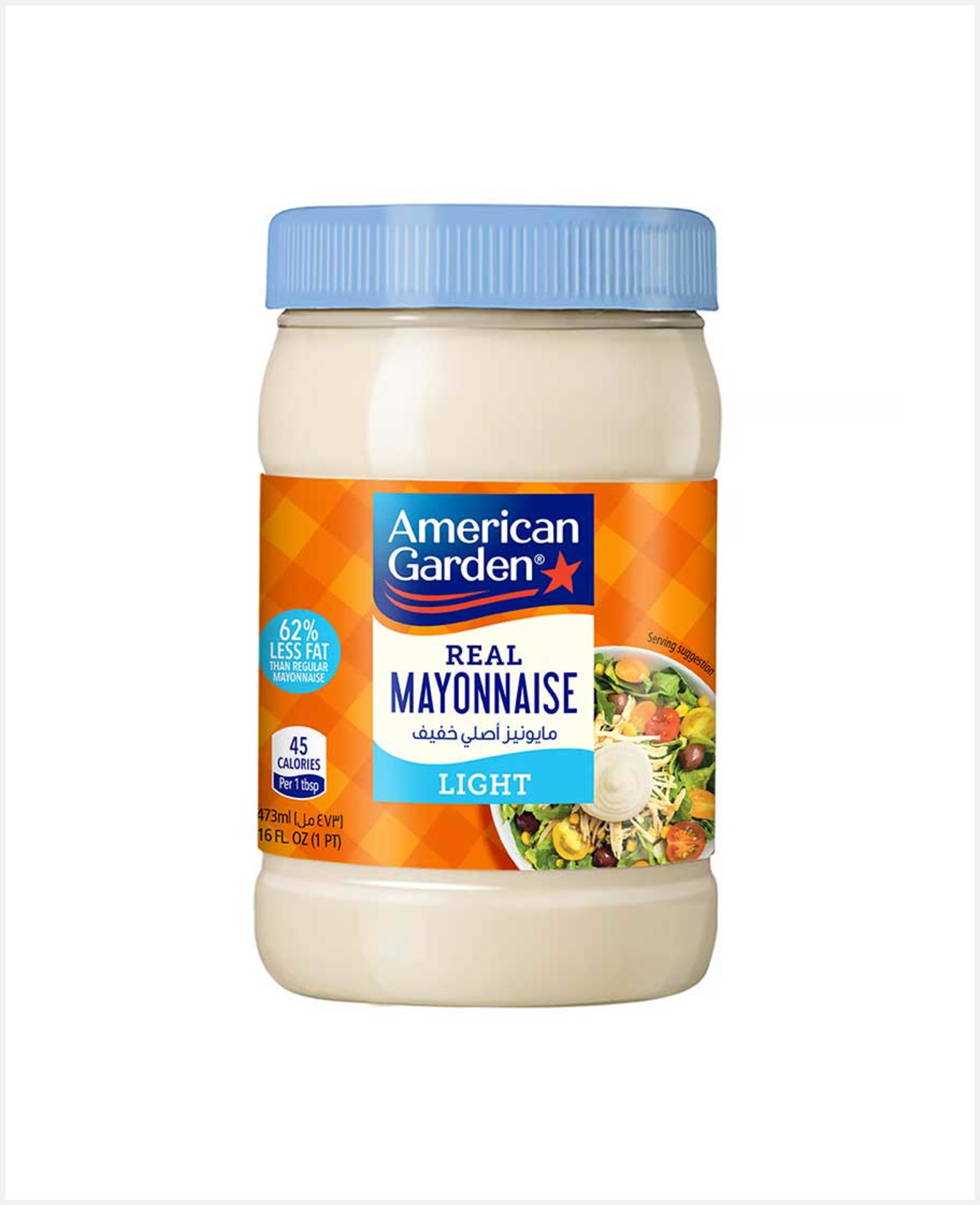 American Garden Lite Mayonnaise 16oz