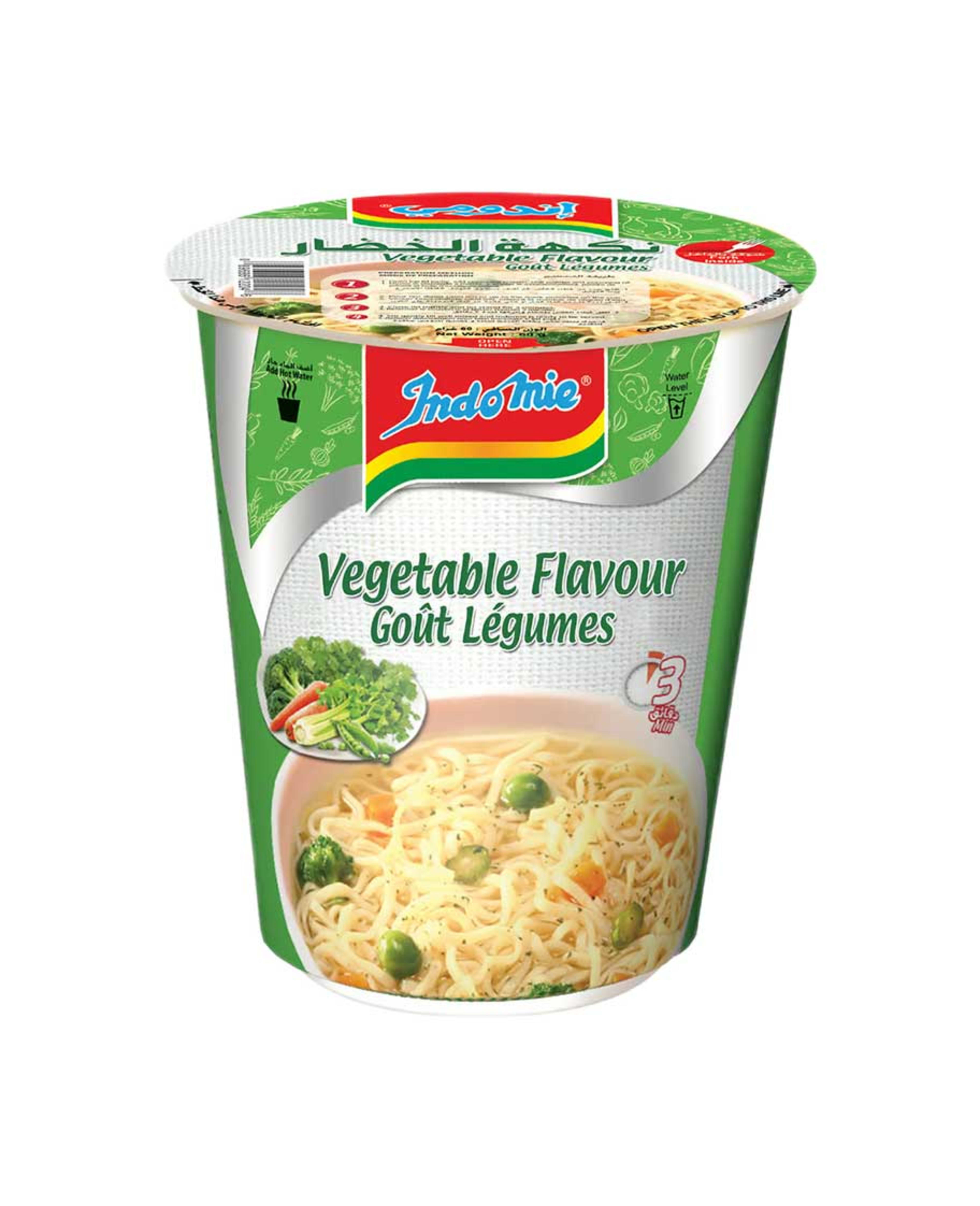 Indomie Instant Cup Noodles Vegetable 60gm