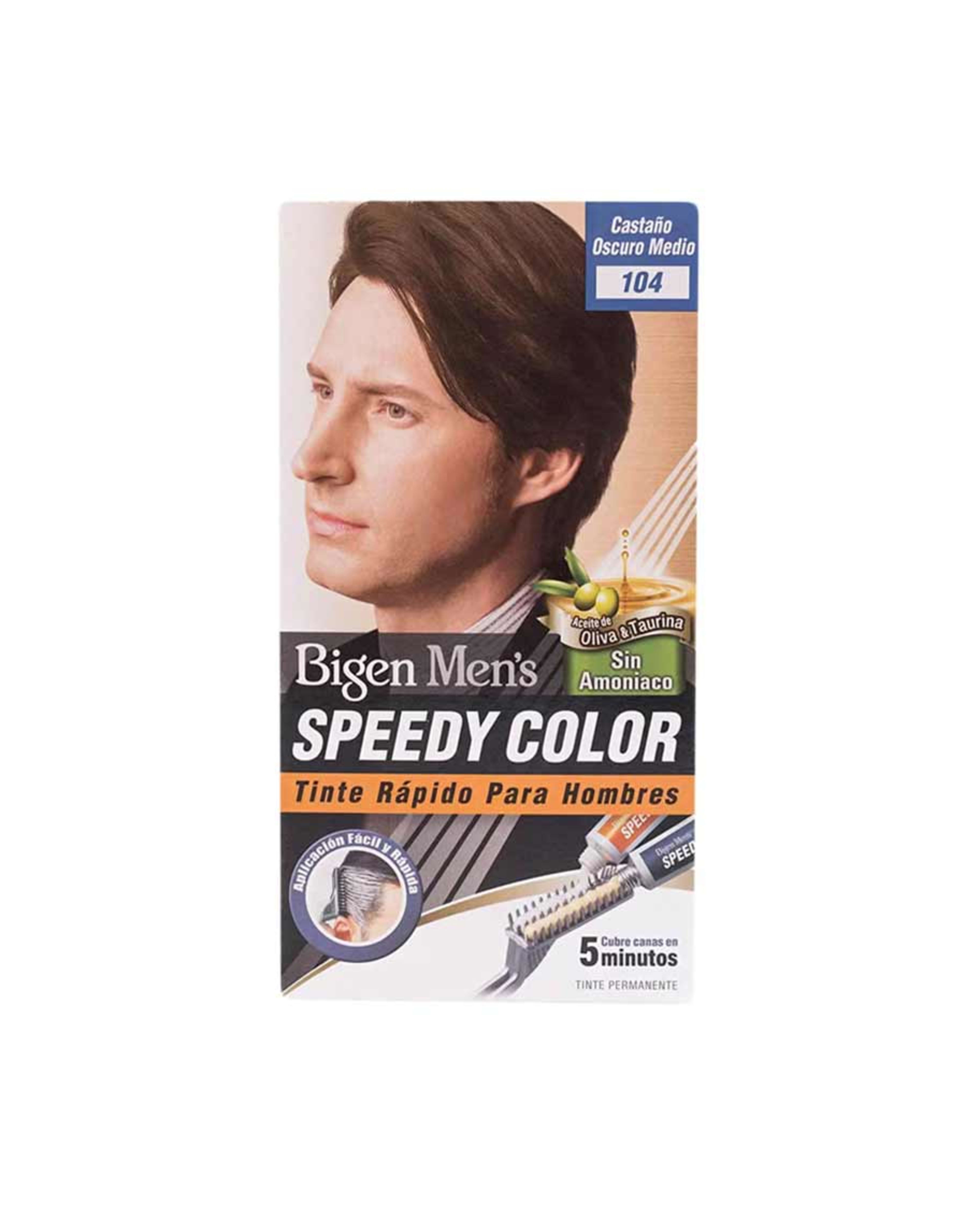 Bigen Men's Speedy Hair Color Natural Brown #104