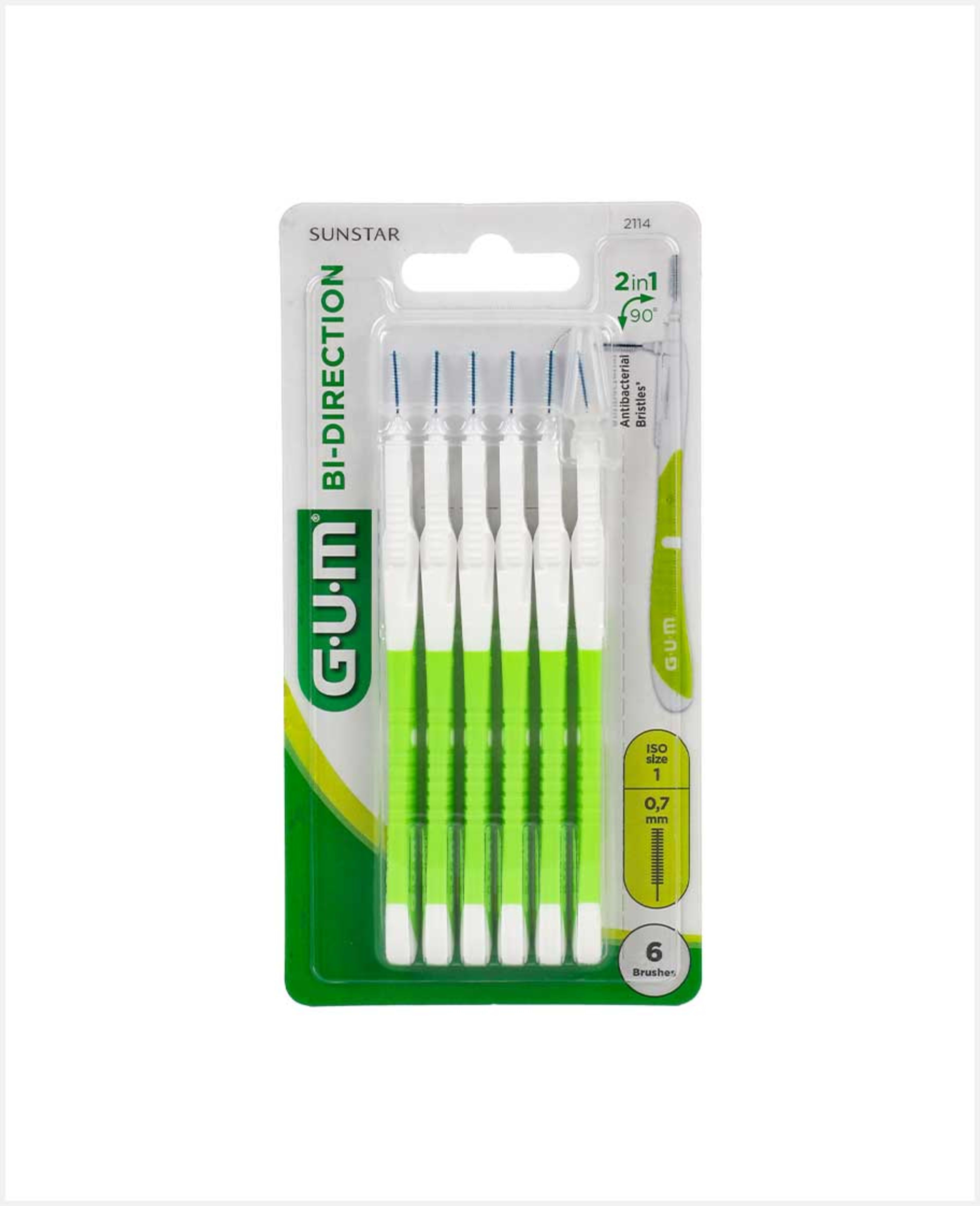 Gum Ultra Micro Proxa Brush Bi-direction #2114