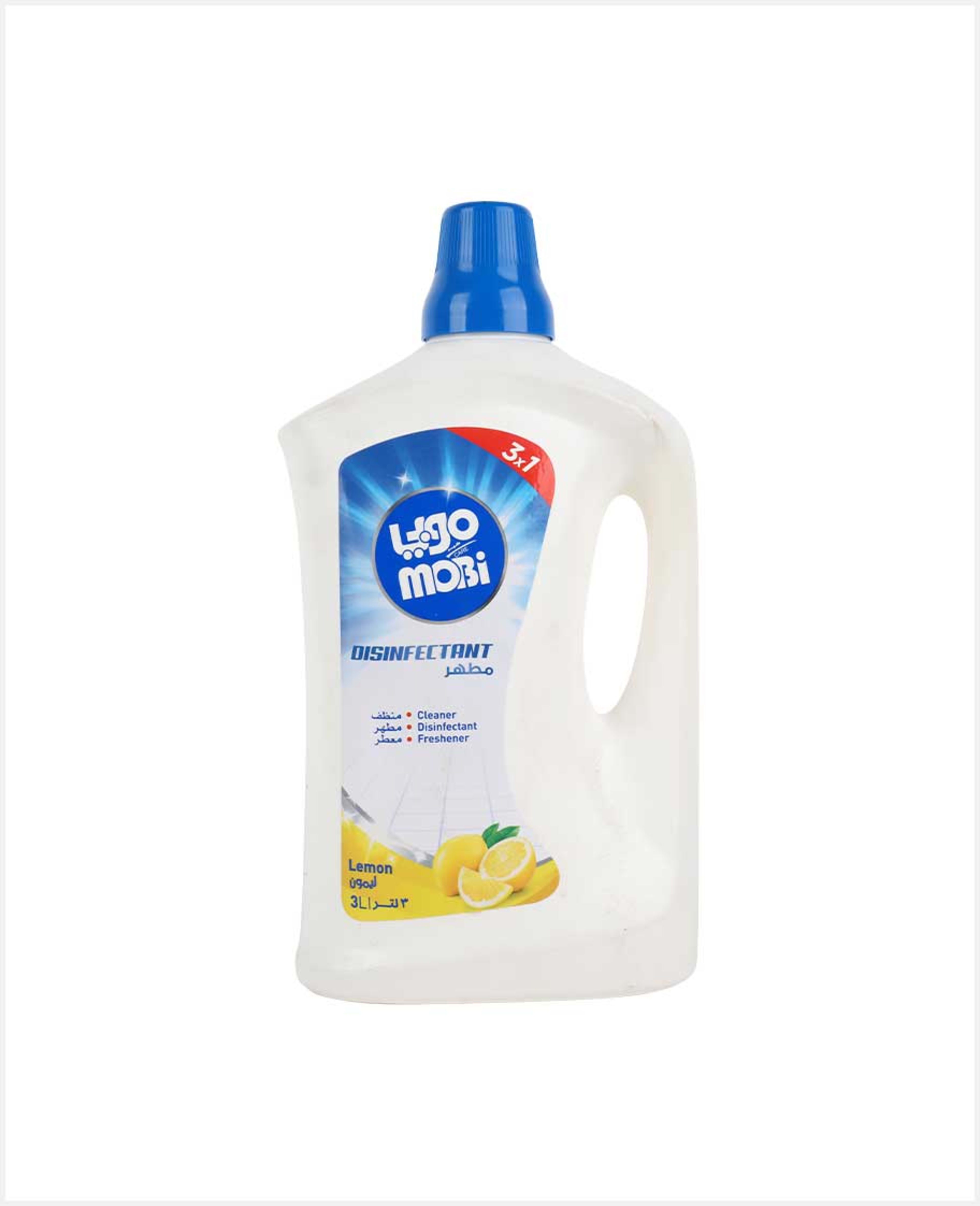 Mobi Disinfectant Cleaner (lemon) 3ltr