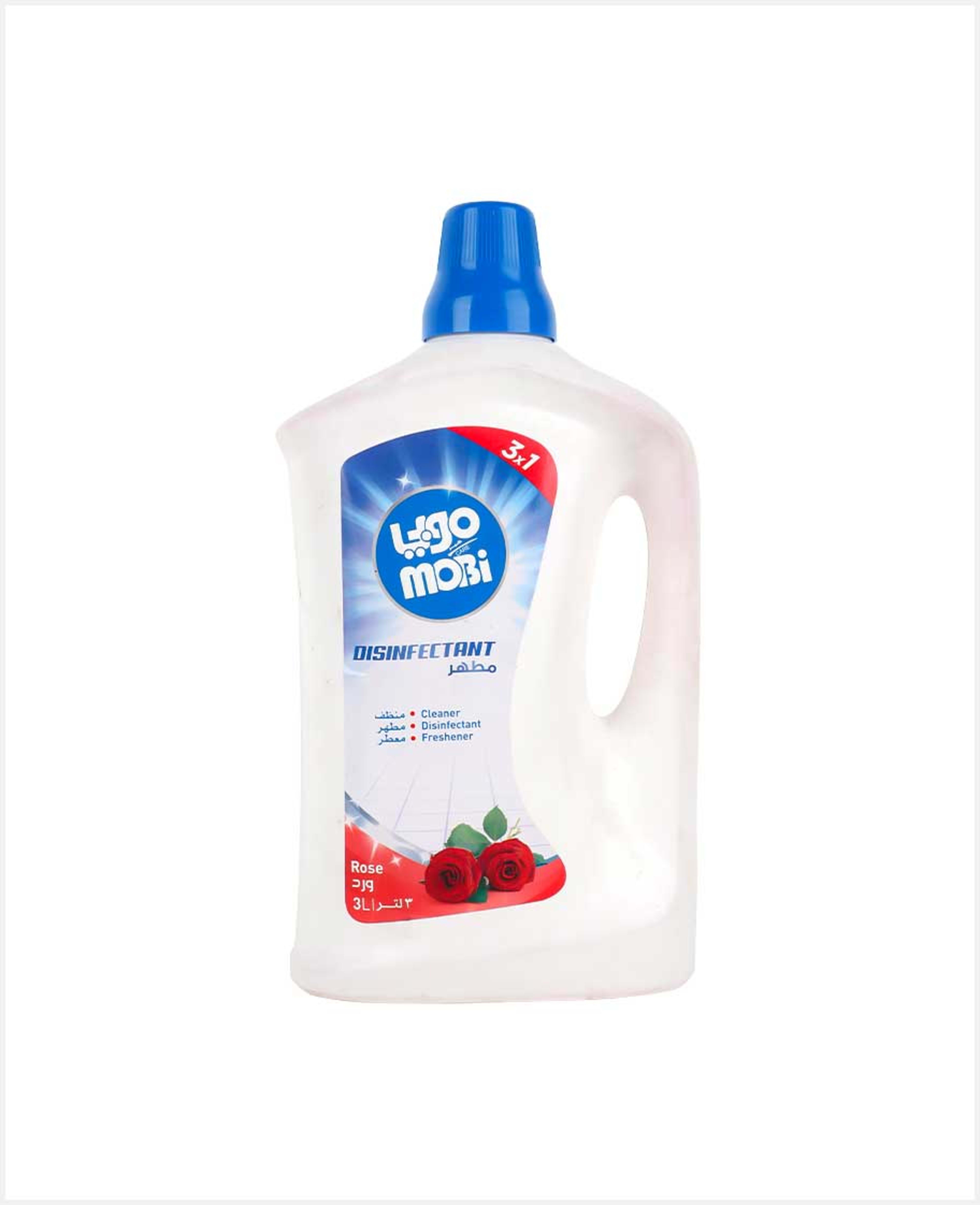 Mobi Disinfectant Cleaner (rose) 3ltr
