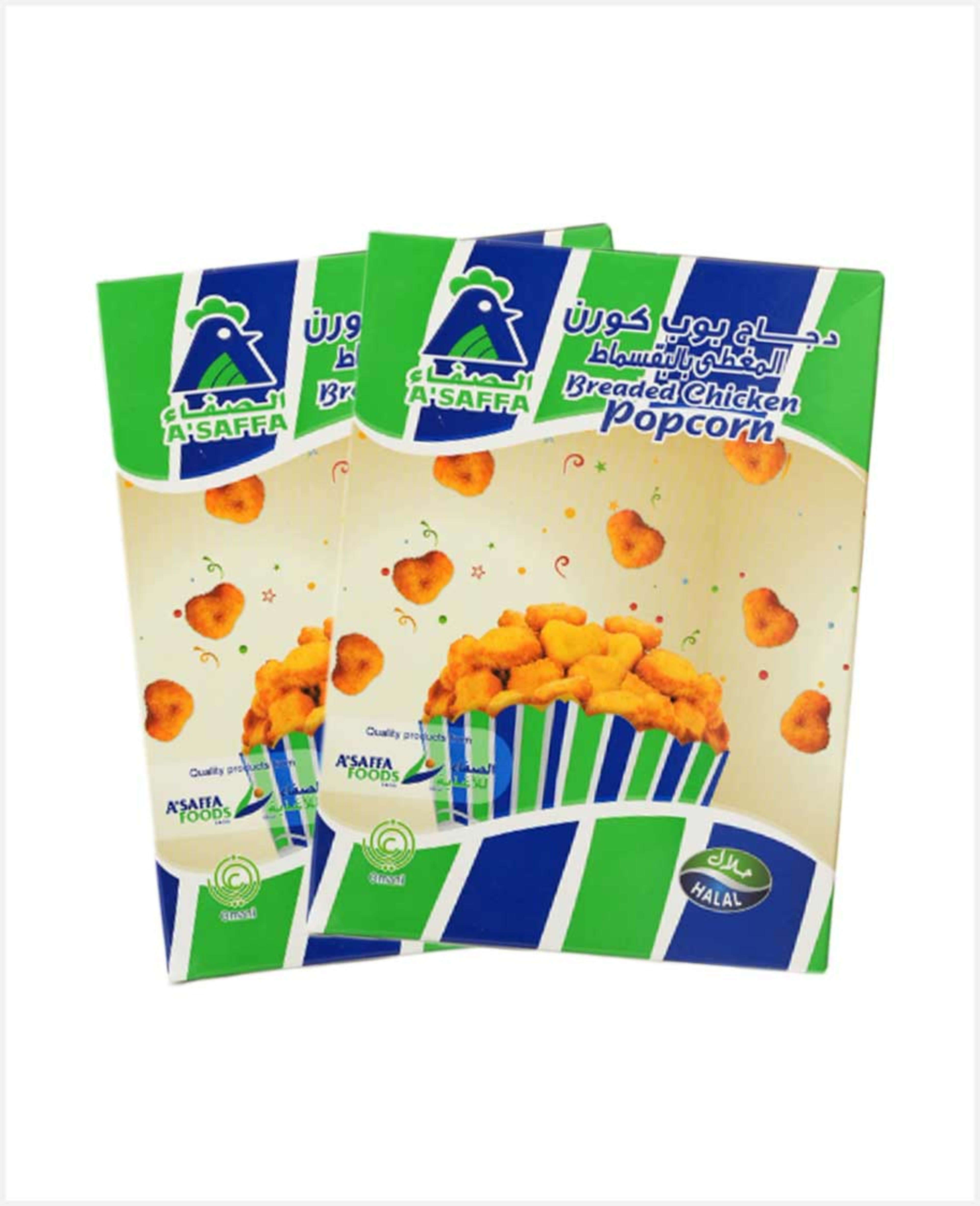 A'saffa Chicken Pop Corn 300gm Twin Pack Sp.offer
