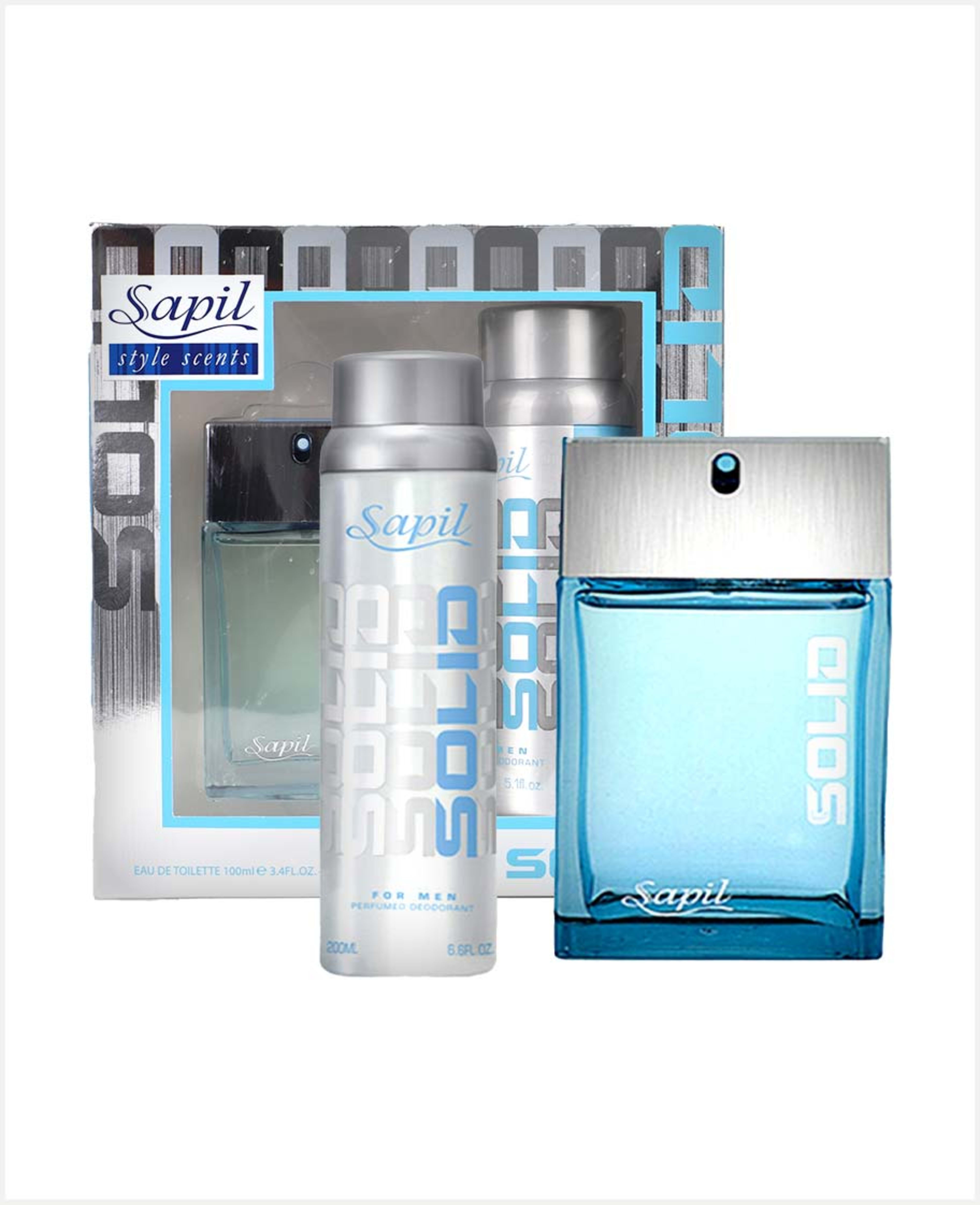 Sapil Solid Edt Spray 100ml+deo 150ml Gift Set