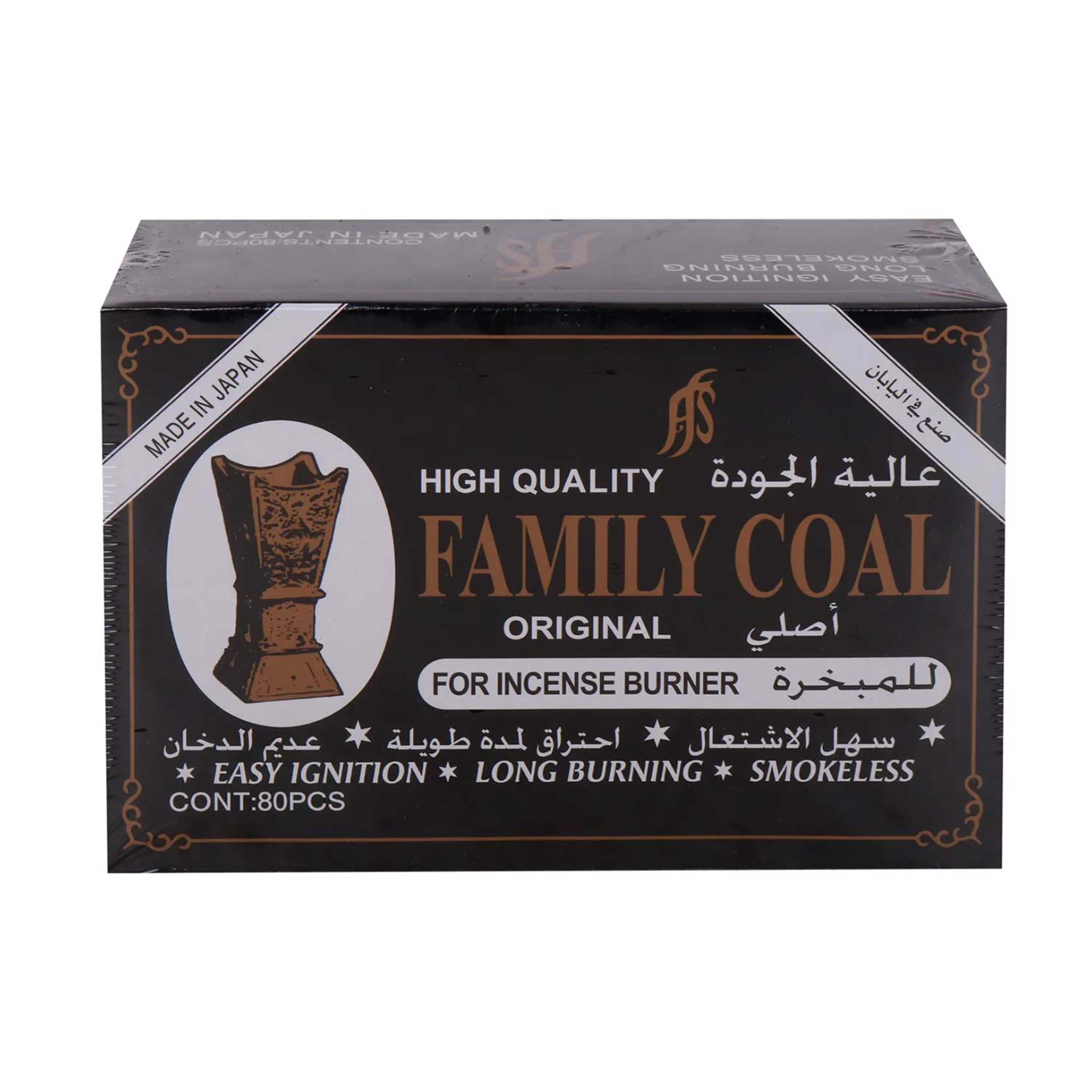 Afs Family Coal Original for Incense Burner 80pcs