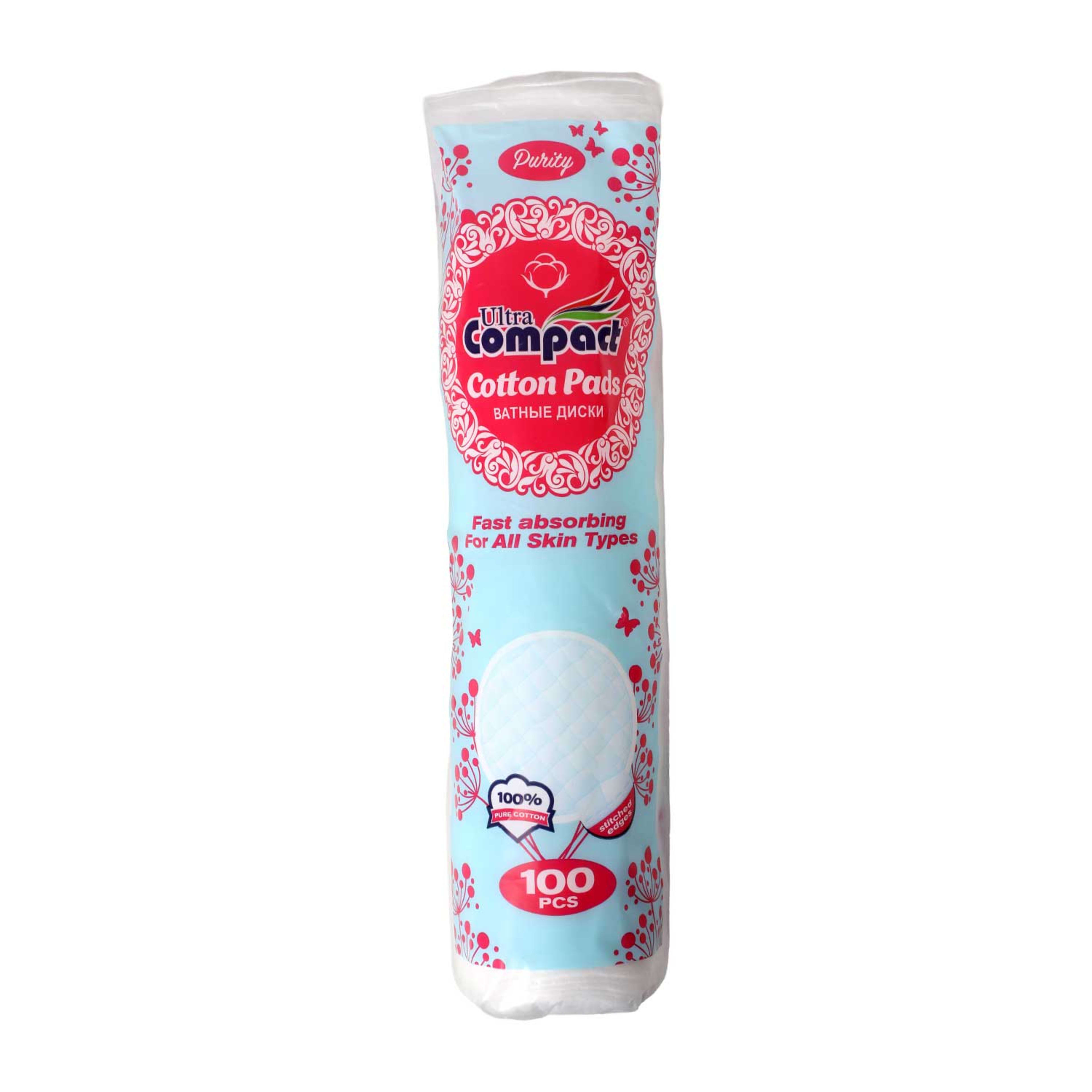 Ultra Compact Cotton Pads 100's