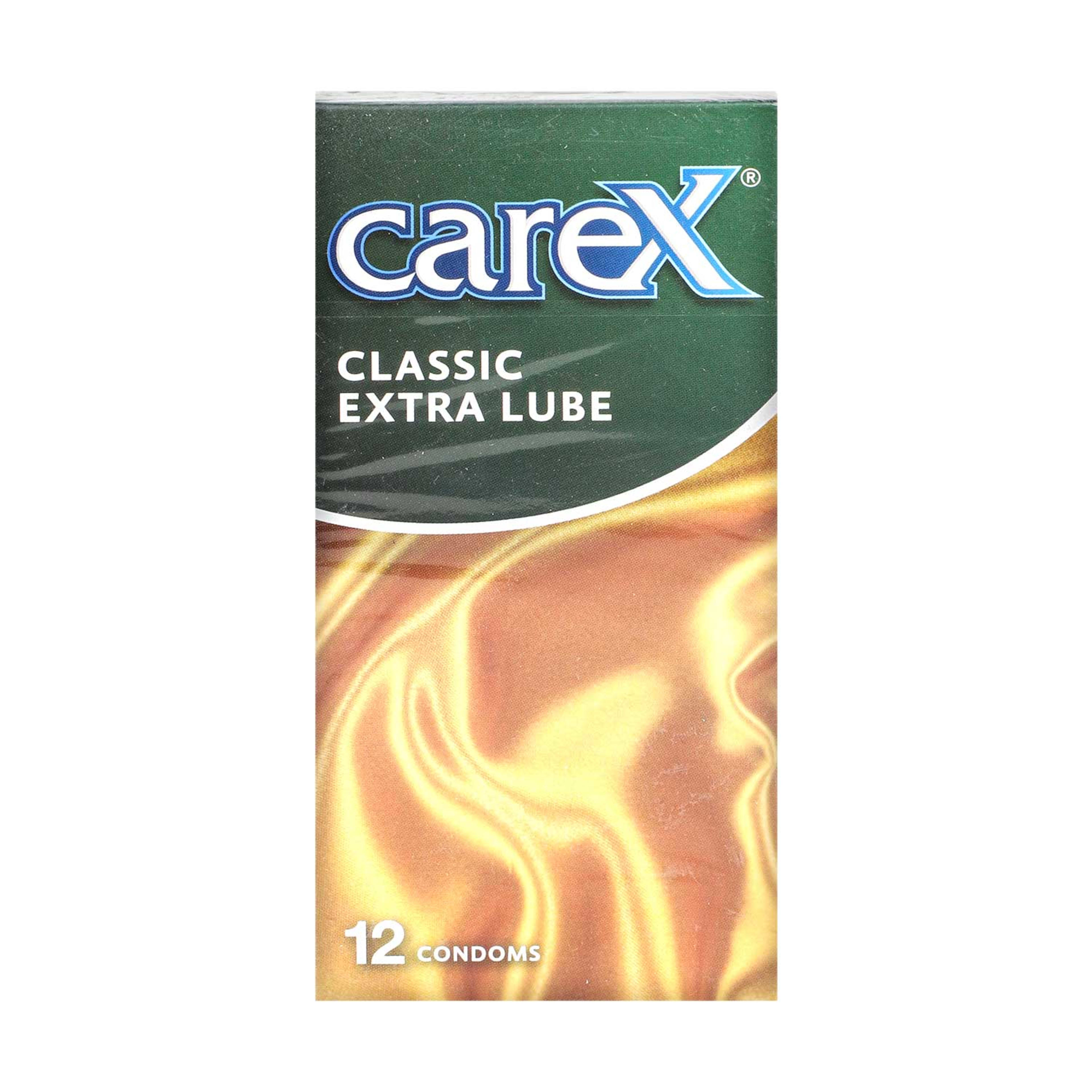 Carex Classic Extra Lube Condoms 12pcs