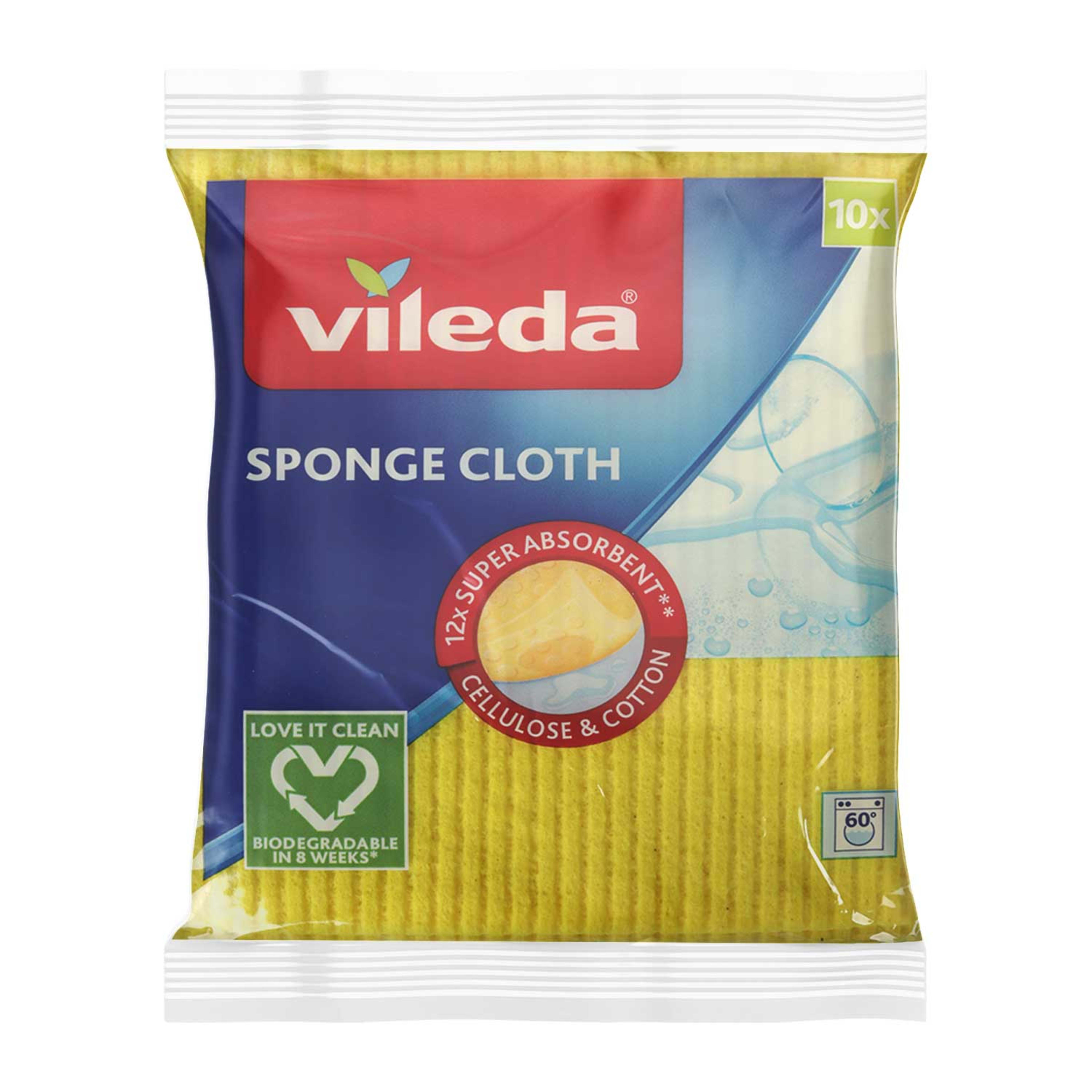 Vileda Sponge Cloth XXL Value Pack 10pcs