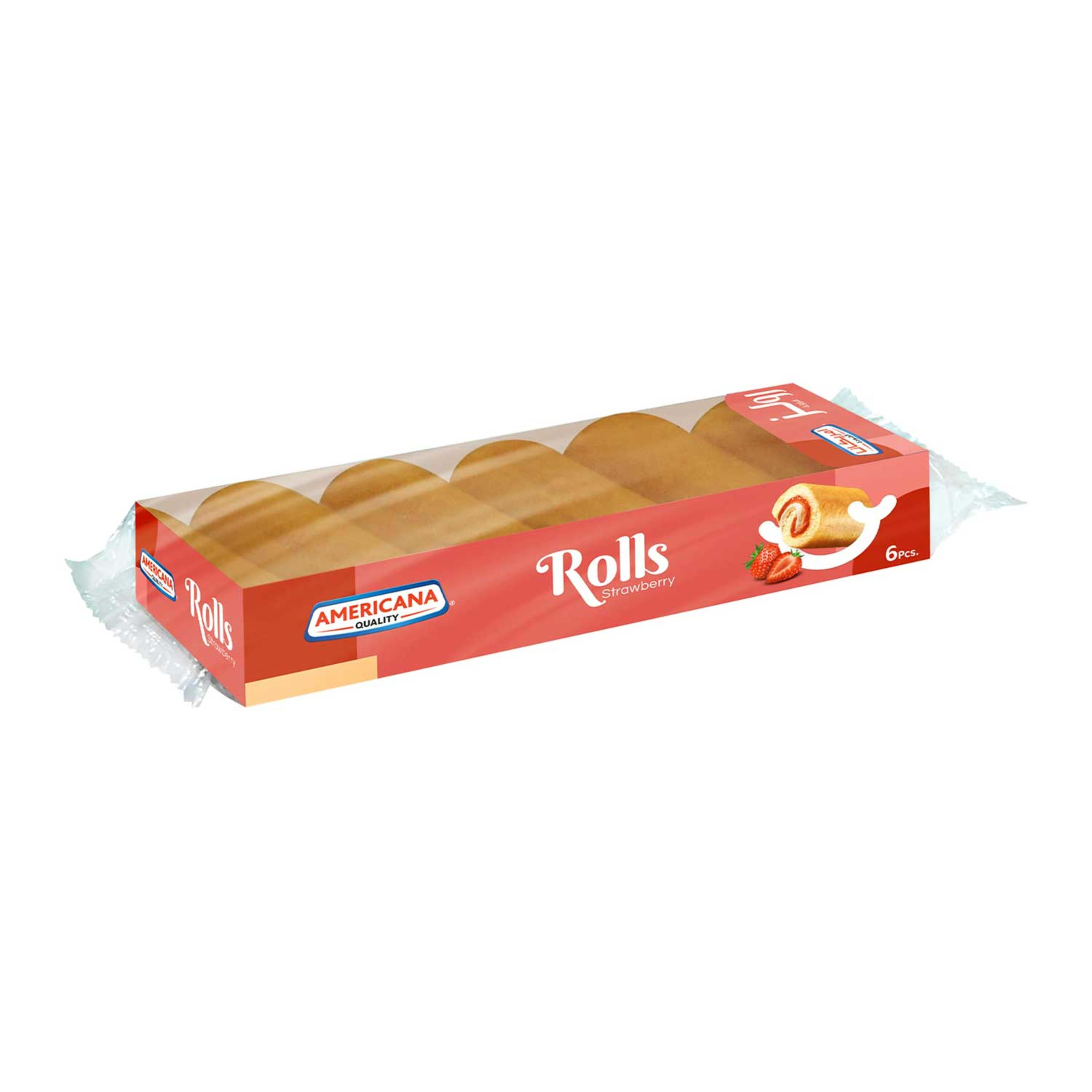 Americana Rolls Cake Strawberry 120gm