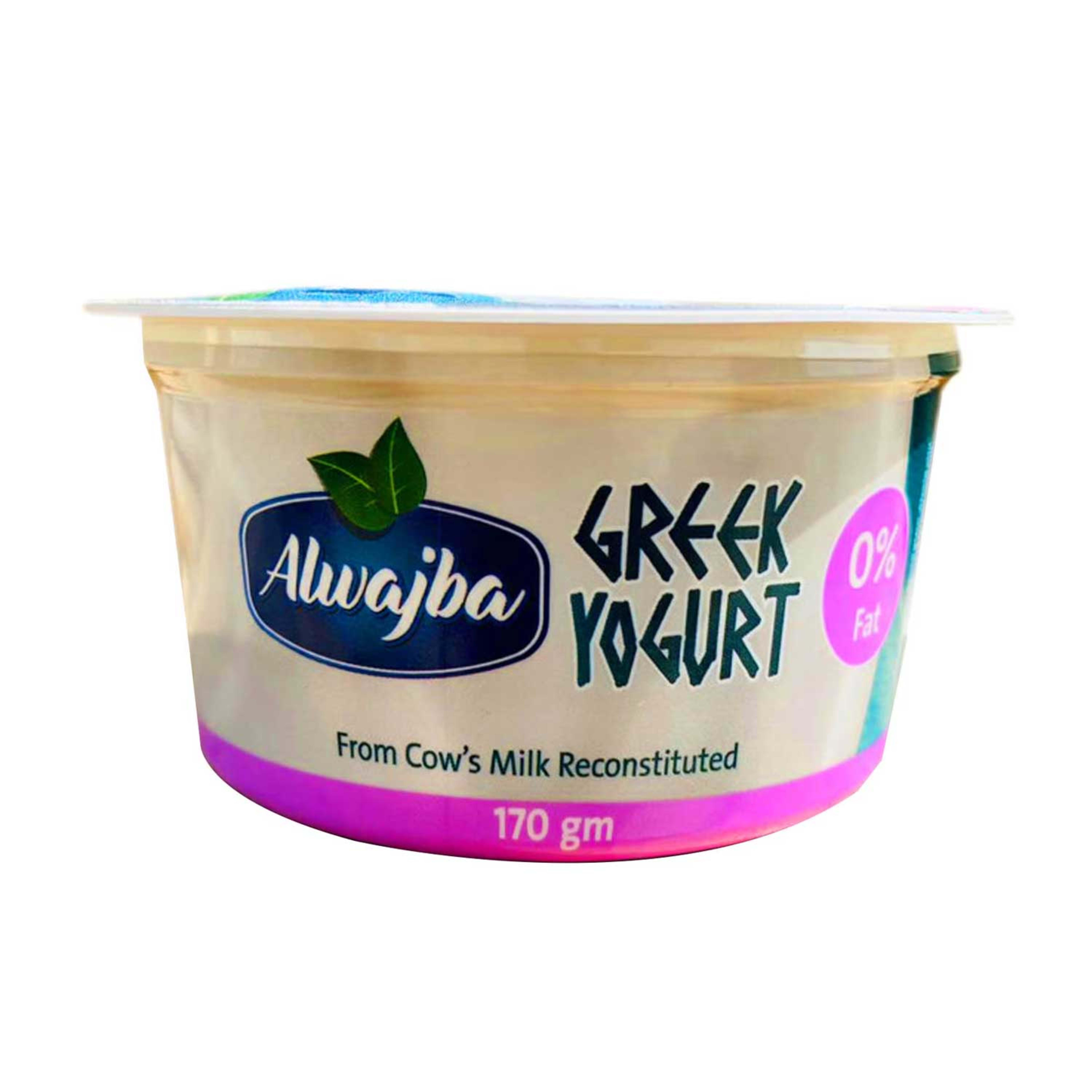 Alwajba Greek Yogurt 0% Fat 170gm