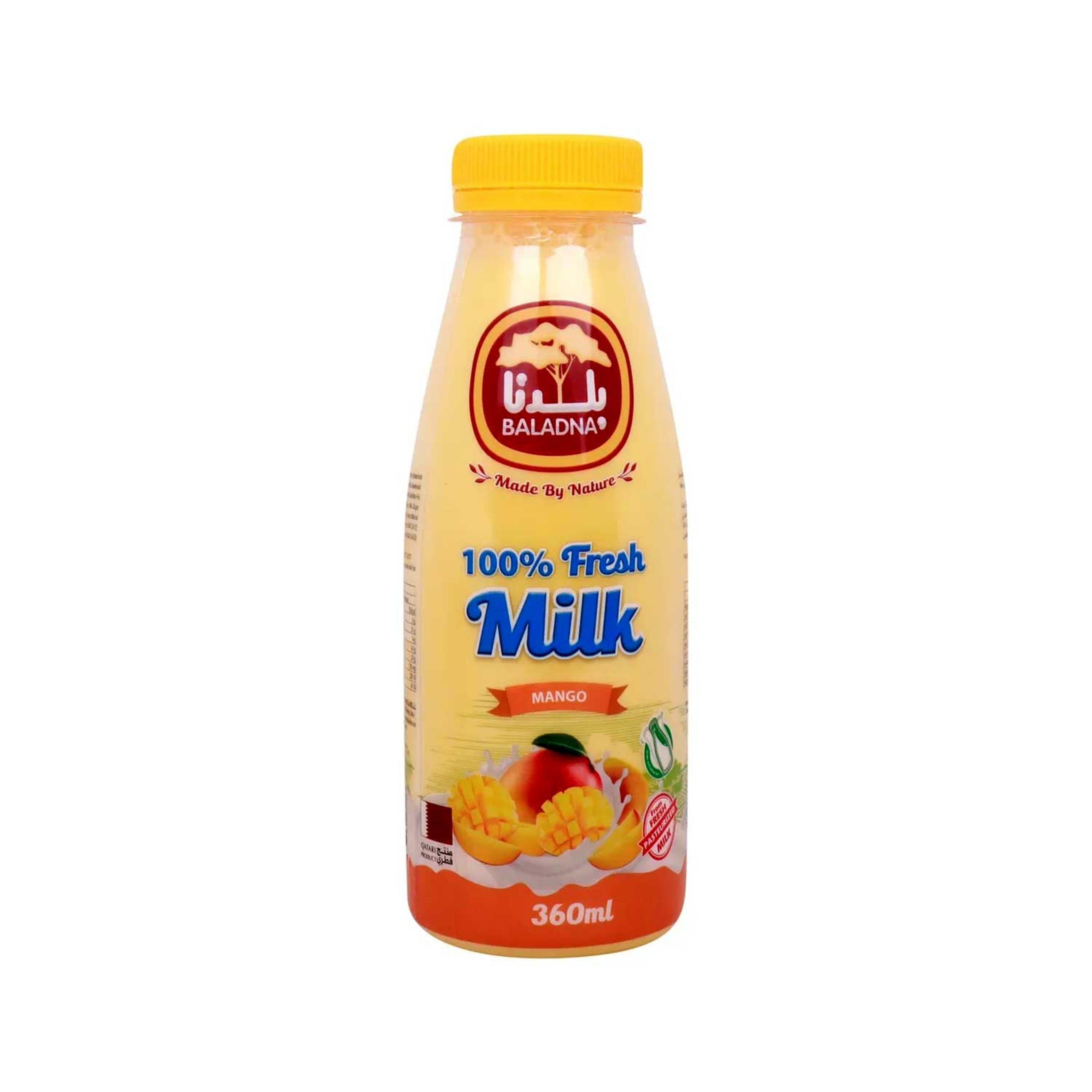 Baladna Fresh Flavored Mango Milk 360ml