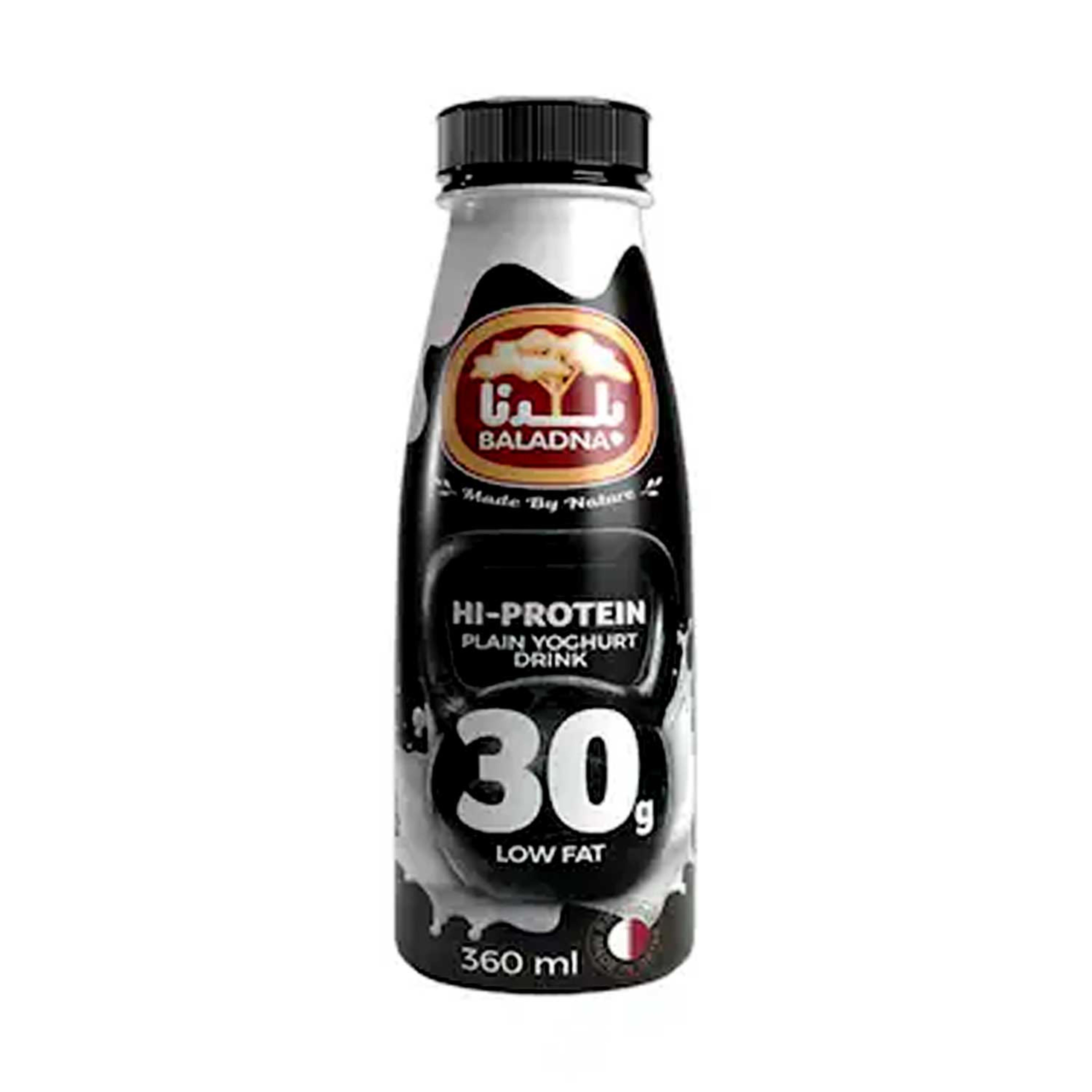 Baladna Hi-protein Plain Yoghurt Drink 360ml