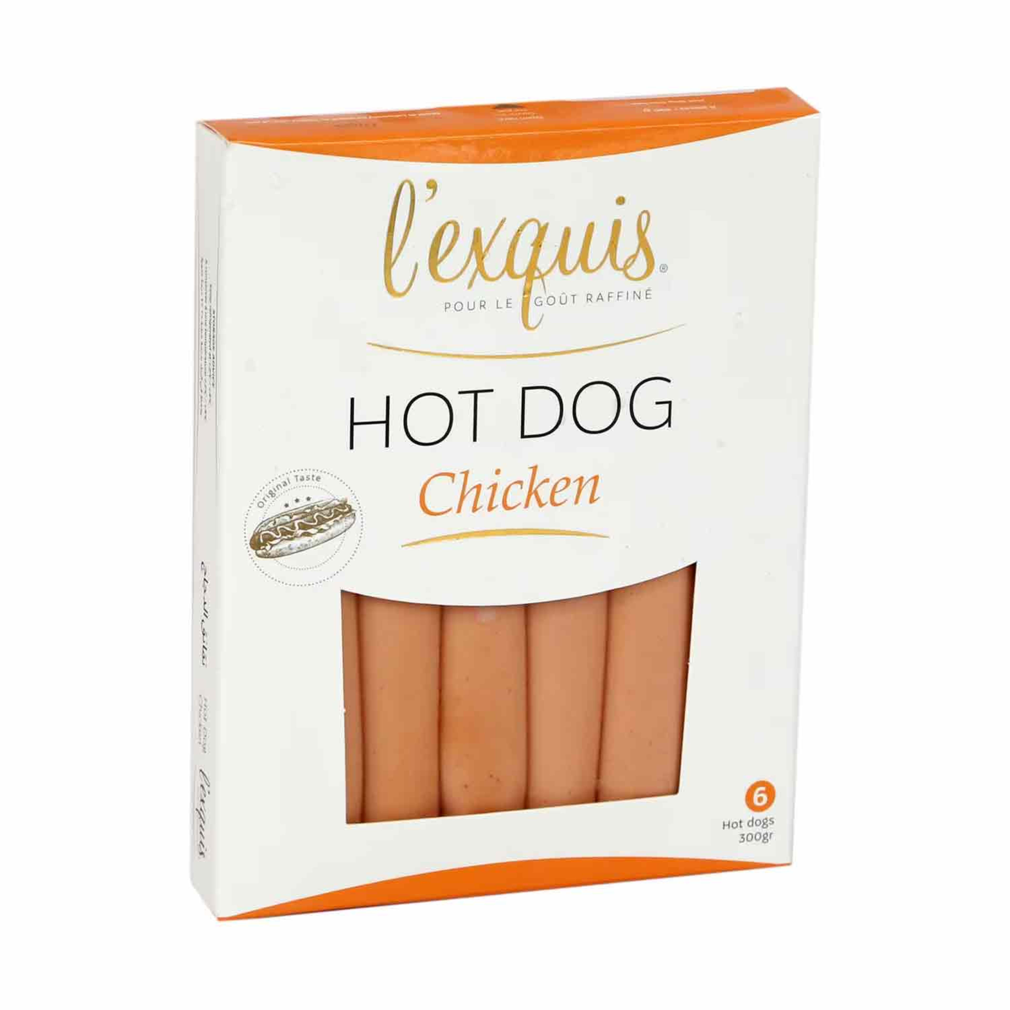 Lexquis Chicken Hotdog 300gm