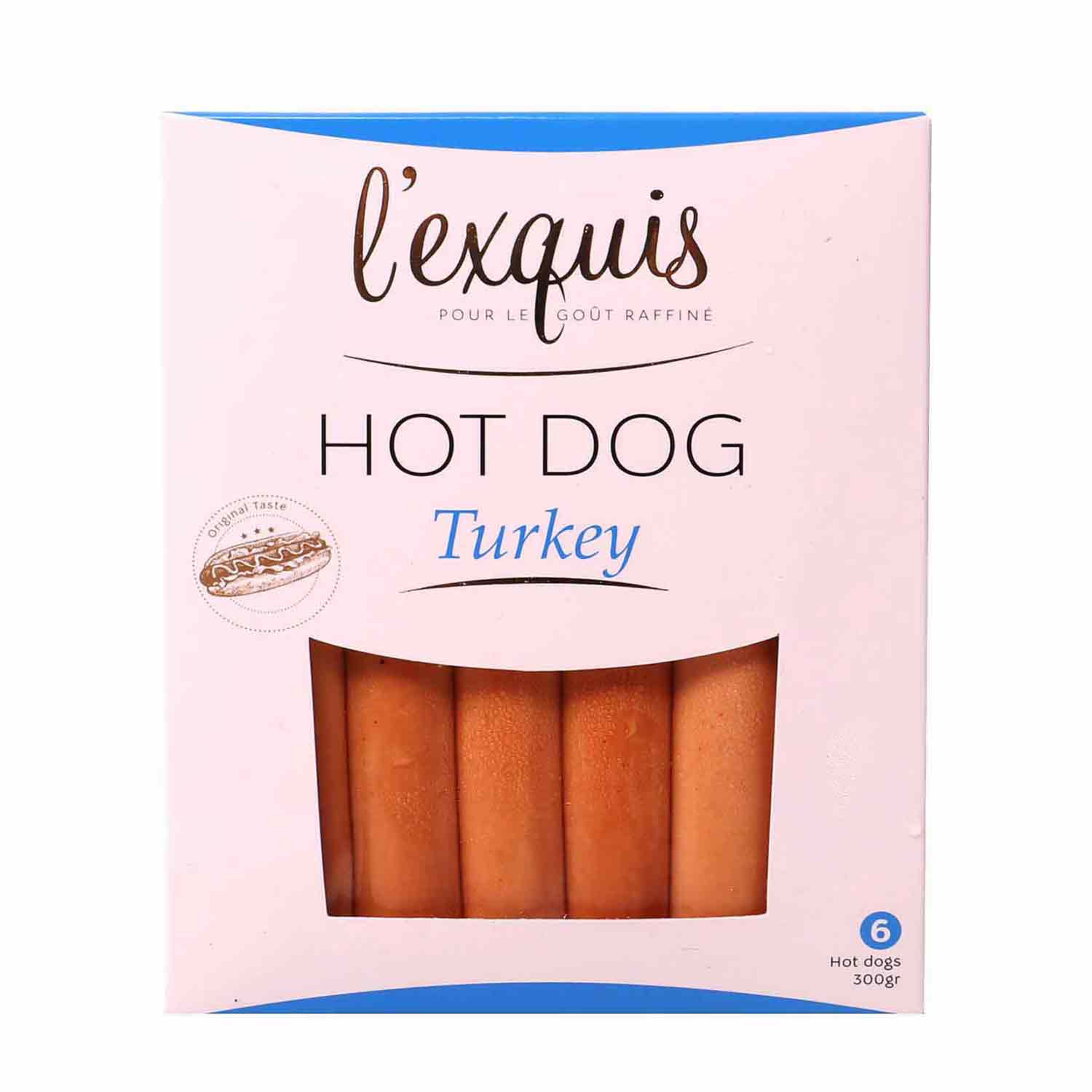 Lexquis Turkey Hotdog 300gm