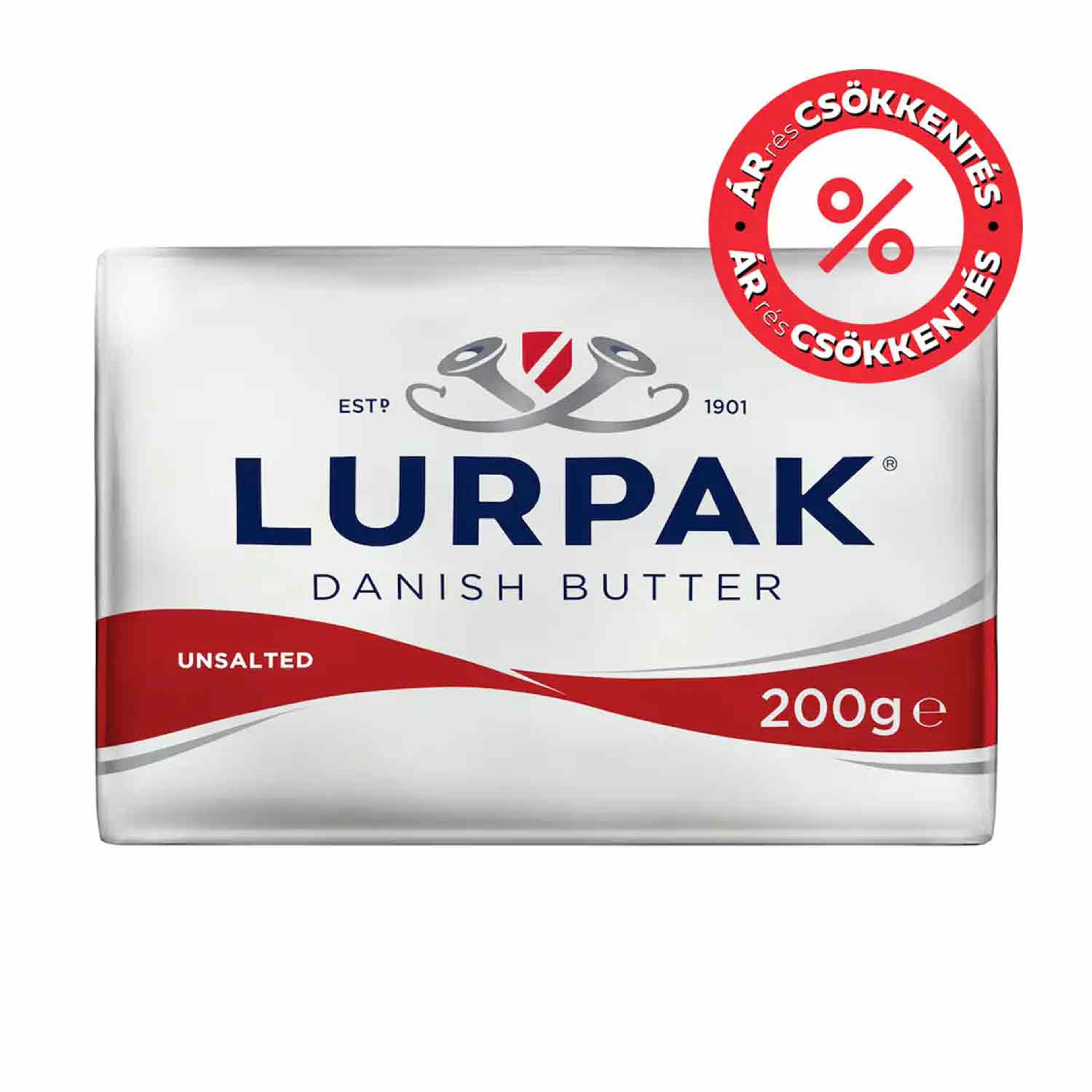 Lurpak Danish Butter Unsalted 200gm