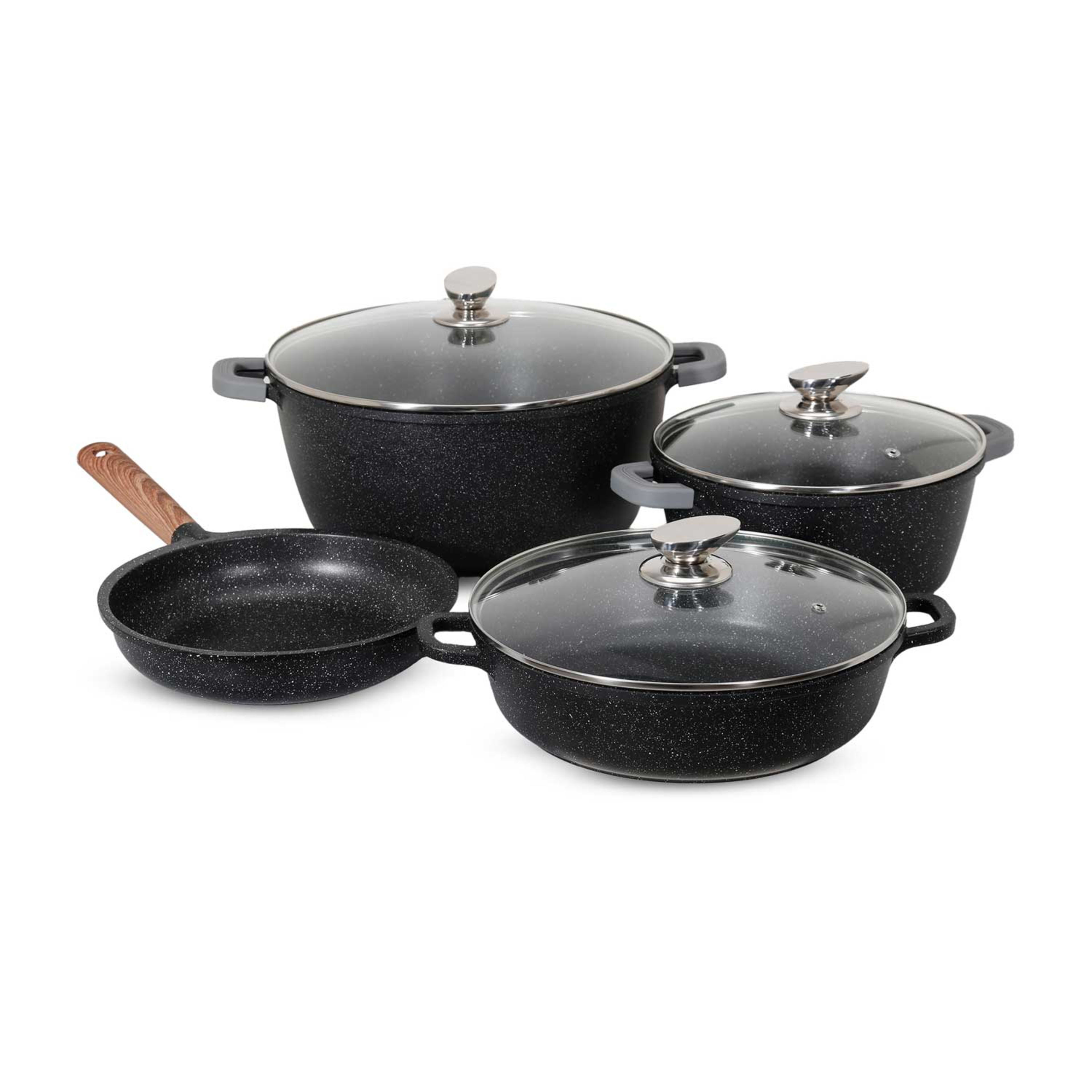 Homeway Diecast Cookware Set 8pcs Hw3699