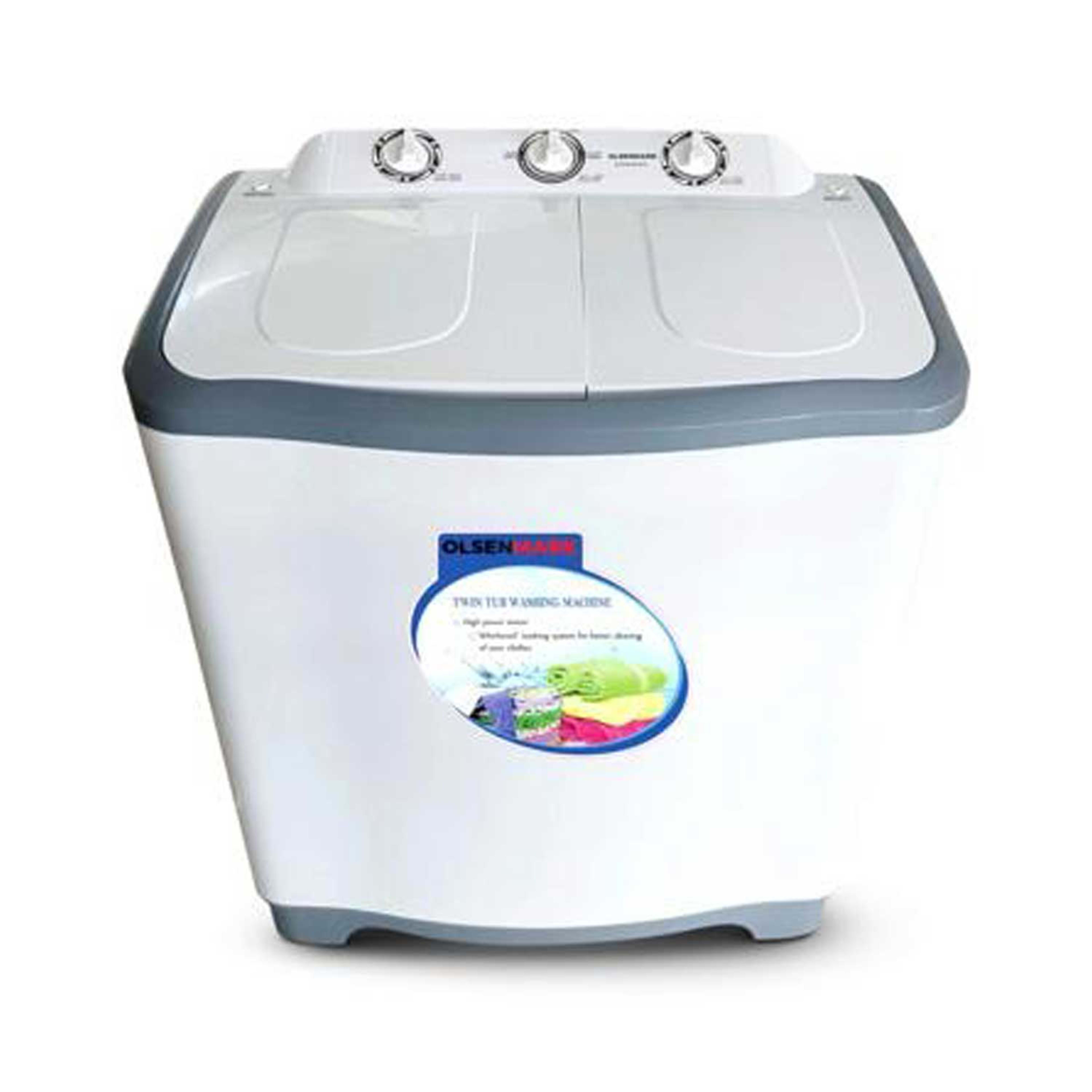 Olsenmark Semi Auto Wash Machine Twin Tub Omswm5502