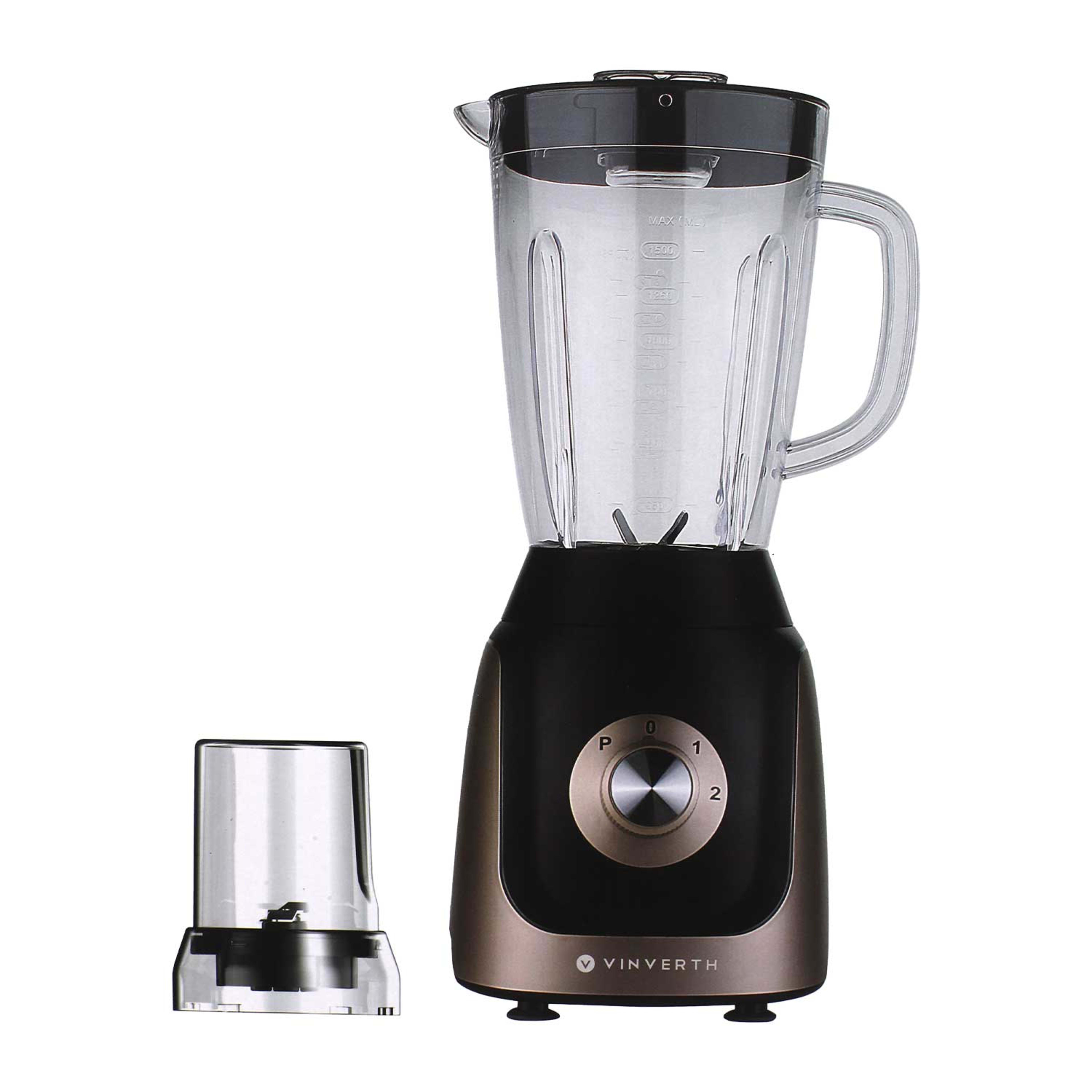 Vinverth 2 in 1 Blender 1.5ltr 600w E210035