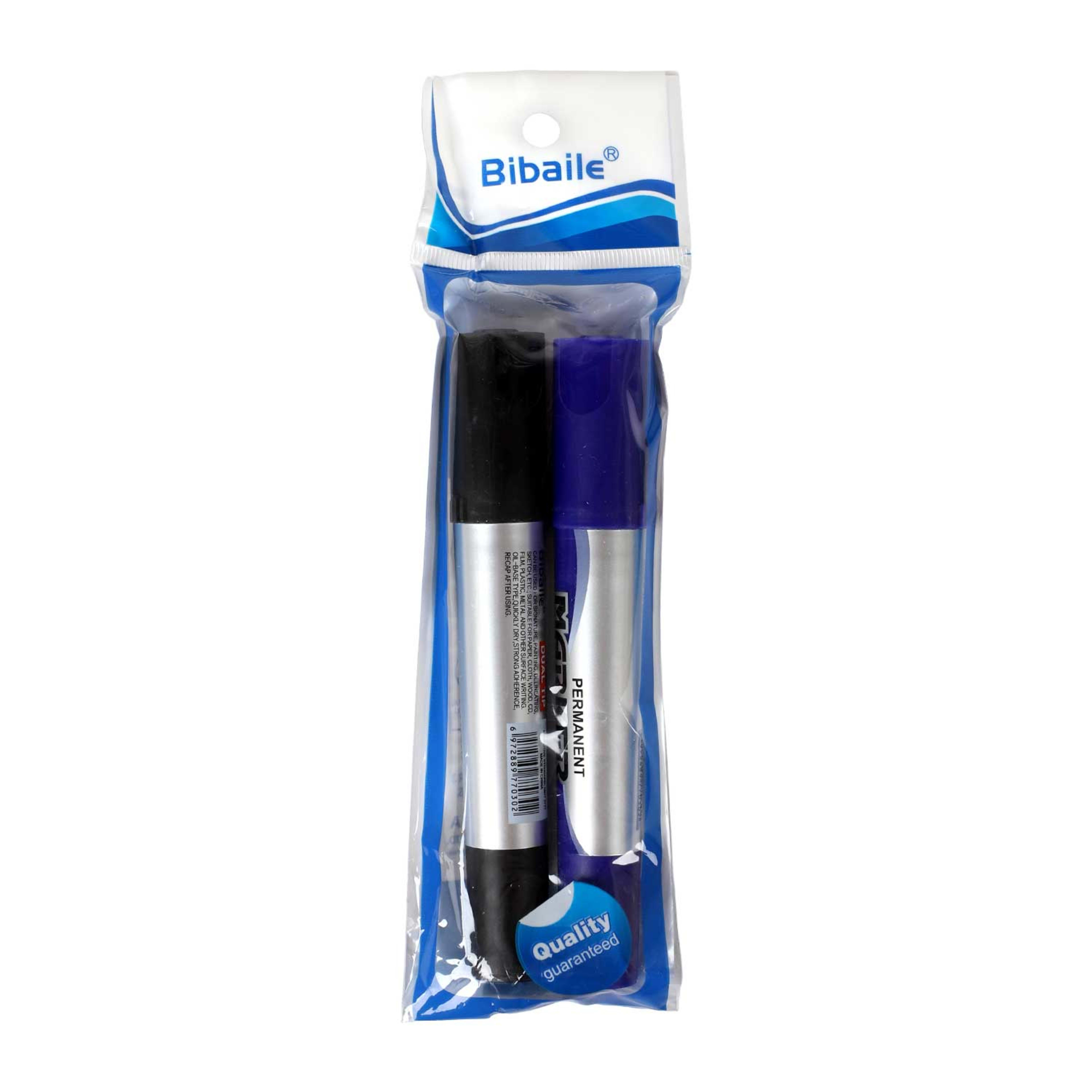 Bibaile Dual Tip Permanent Marker 2pcs Bbl-030-2