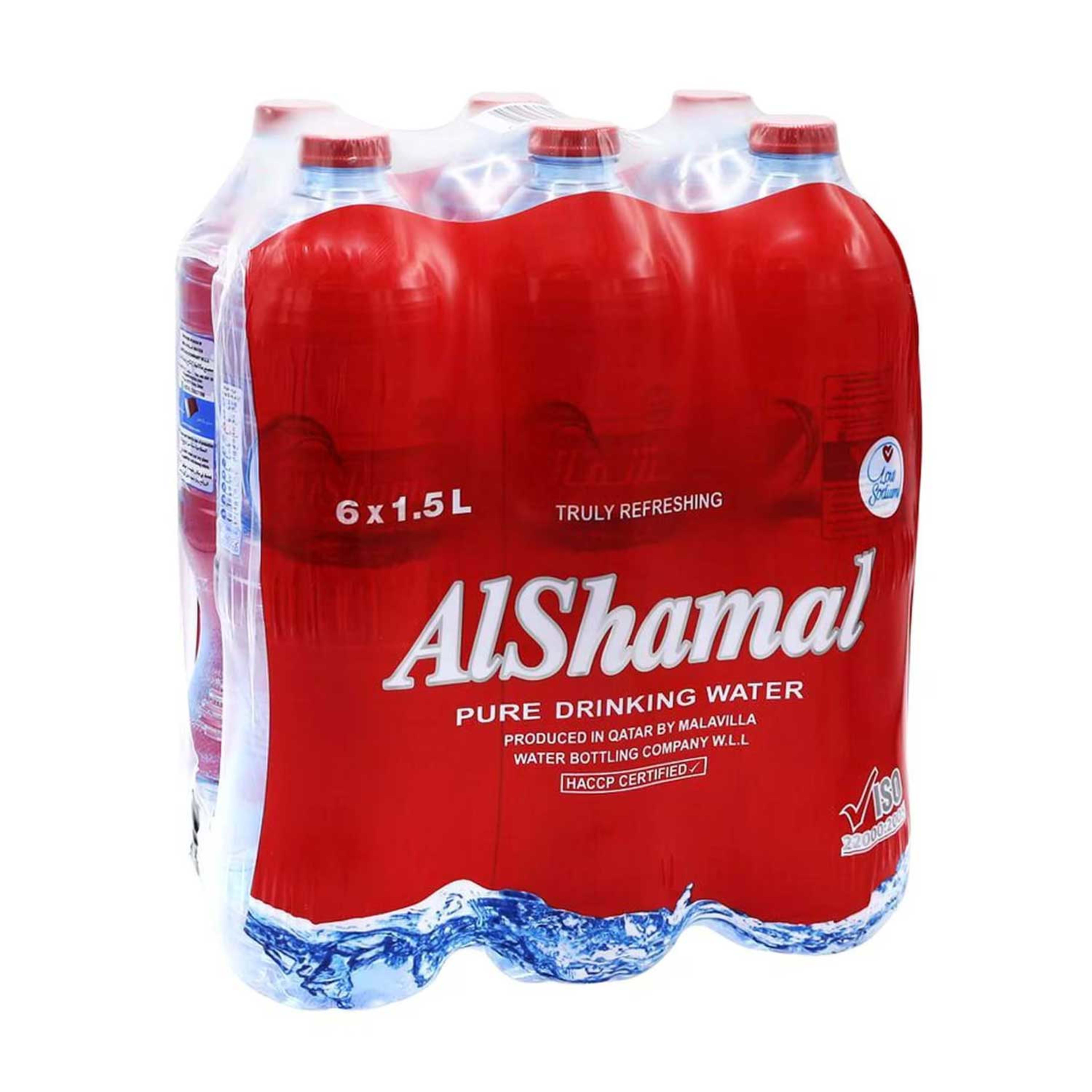 Al Shamal Pure Drinking Water 1.5ltr 6pcs (shrink)