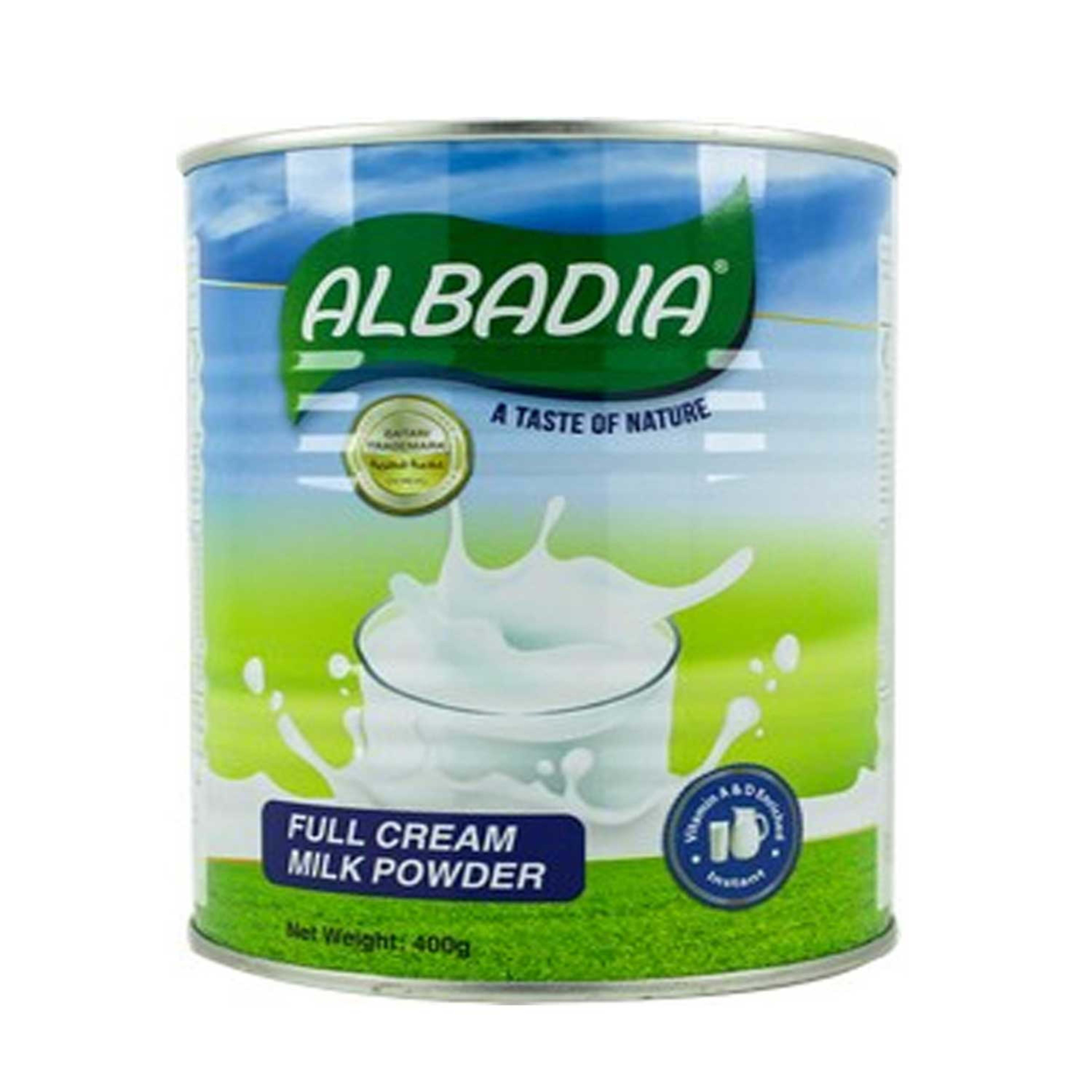 Al Badia Full Cream Milk Powder (tin) 400gm